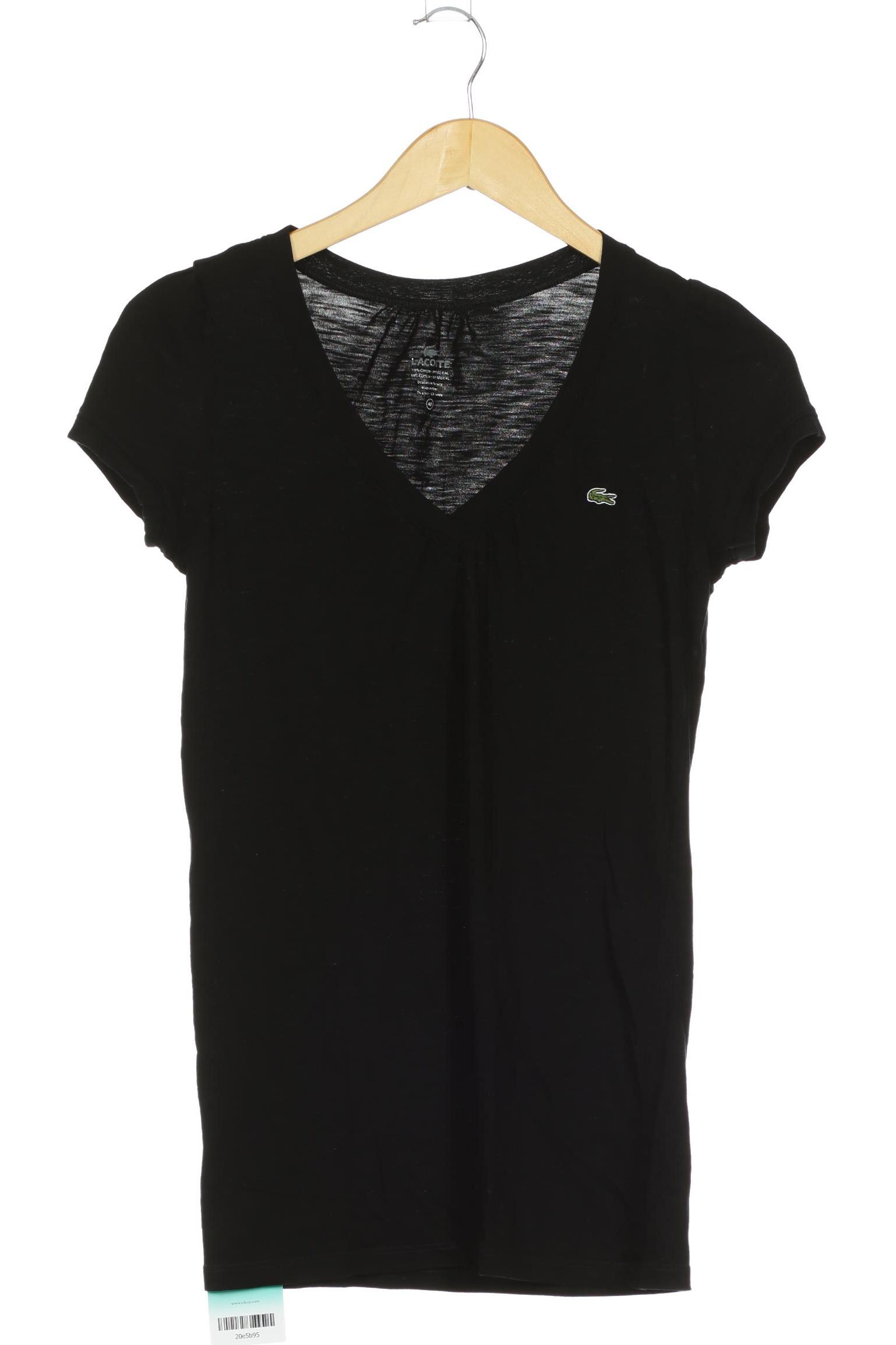 

Lacoste Damen T-Shirt, schwarz, Gr. 40