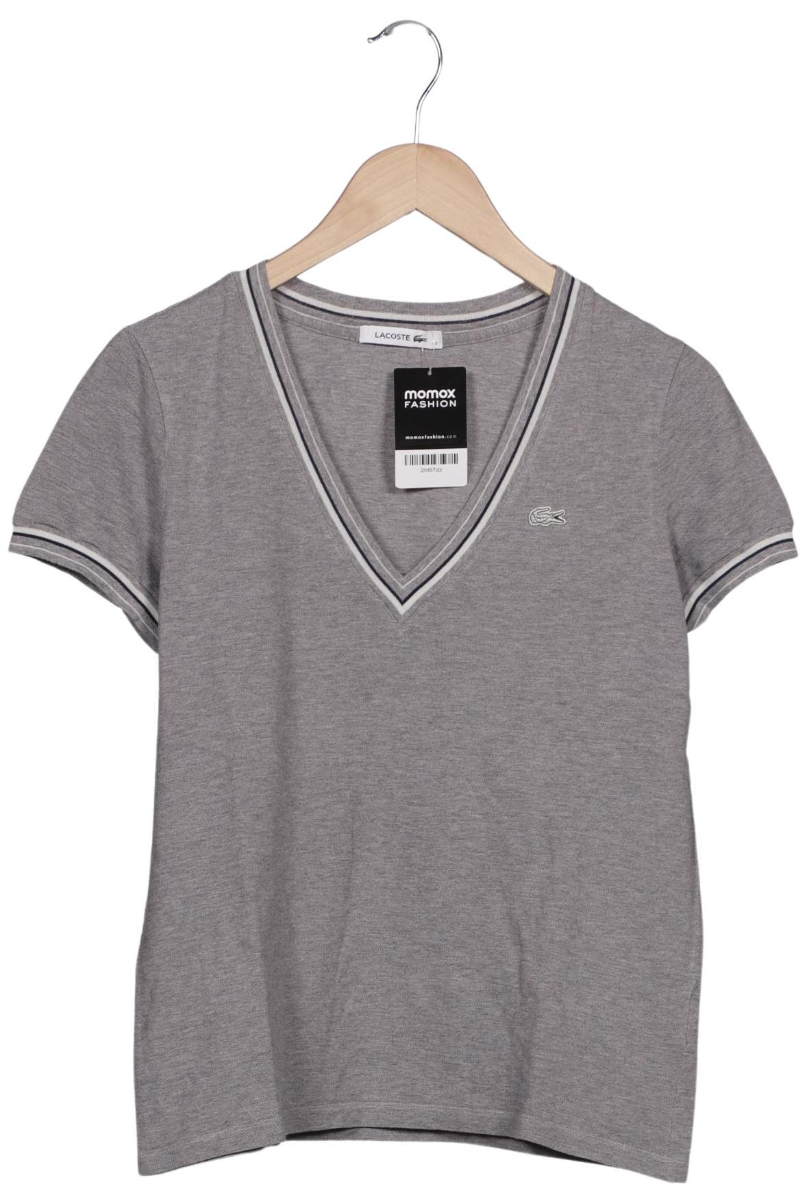 

Lacoste Damen T-Shirt, grau, Gr. 42