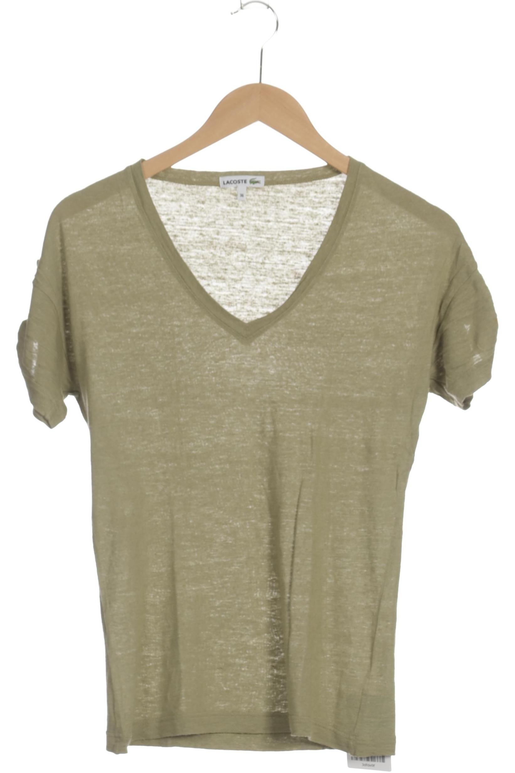 

Lacoste Damen T-Shirt, grün, Gr. 36