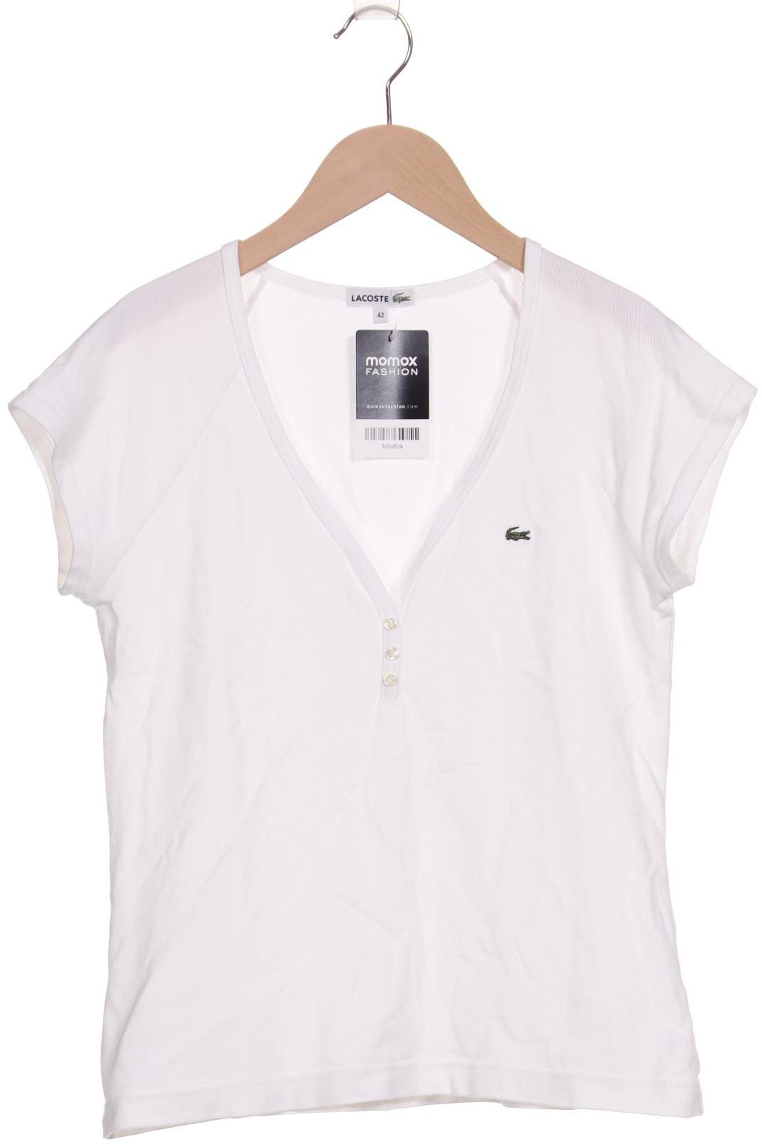 

Lacoste Damen T-Shirt, weiß, Gr. 42