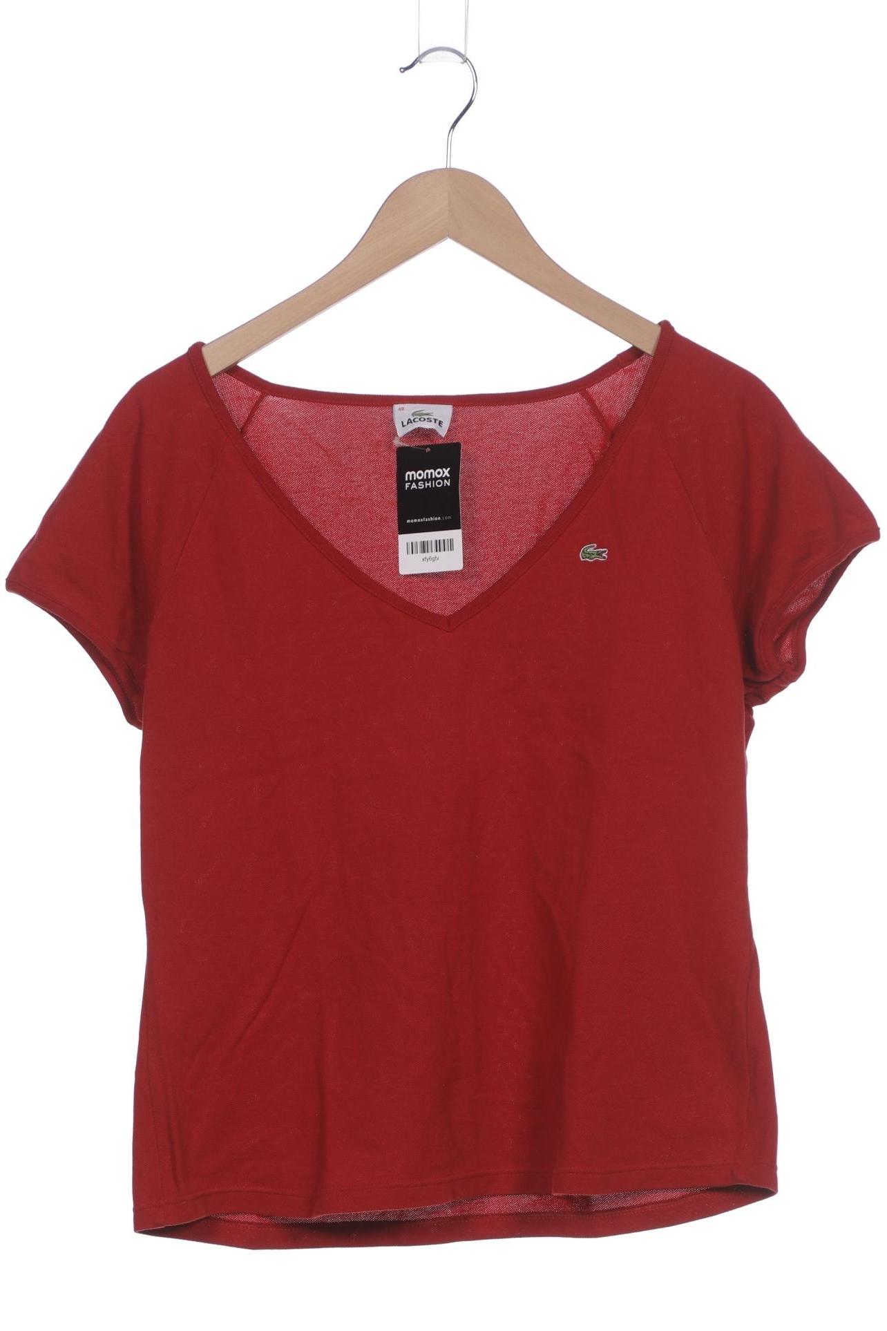 

Lacoste Damen T-Shirt, rot, Gr. 48