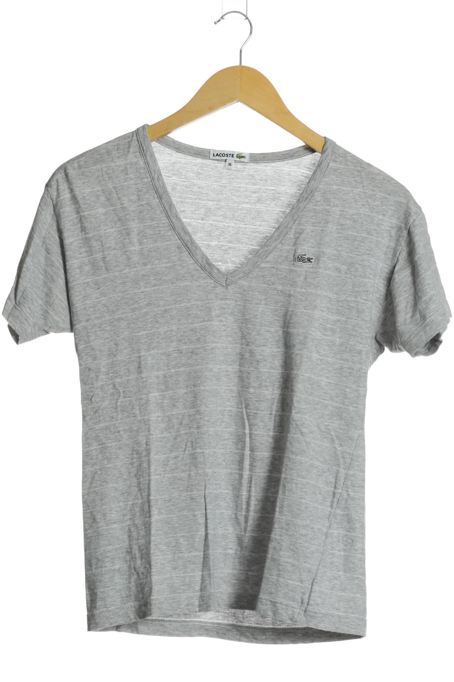

Lacoste Damen T-Shirt, grau, Gr. 36