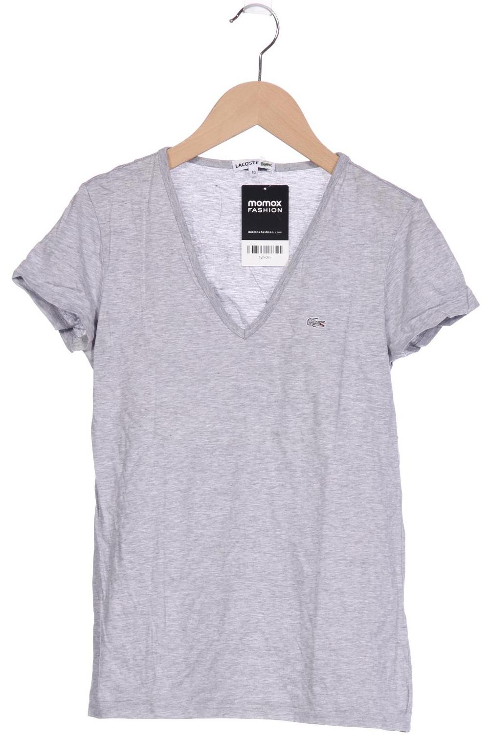 

Lacoste Damen T-Shirt, grau, Gr. 40