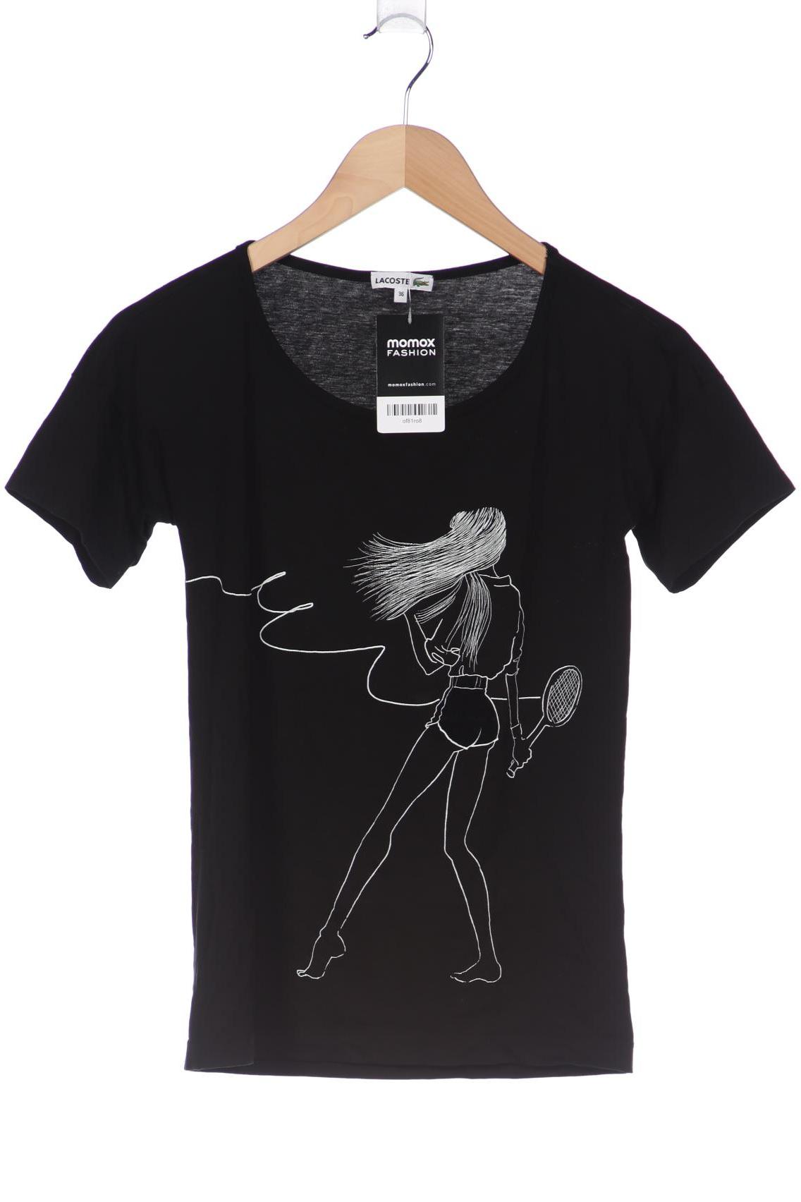 

Lacoste Damen T-Shirt, schwarz, Gr. 36