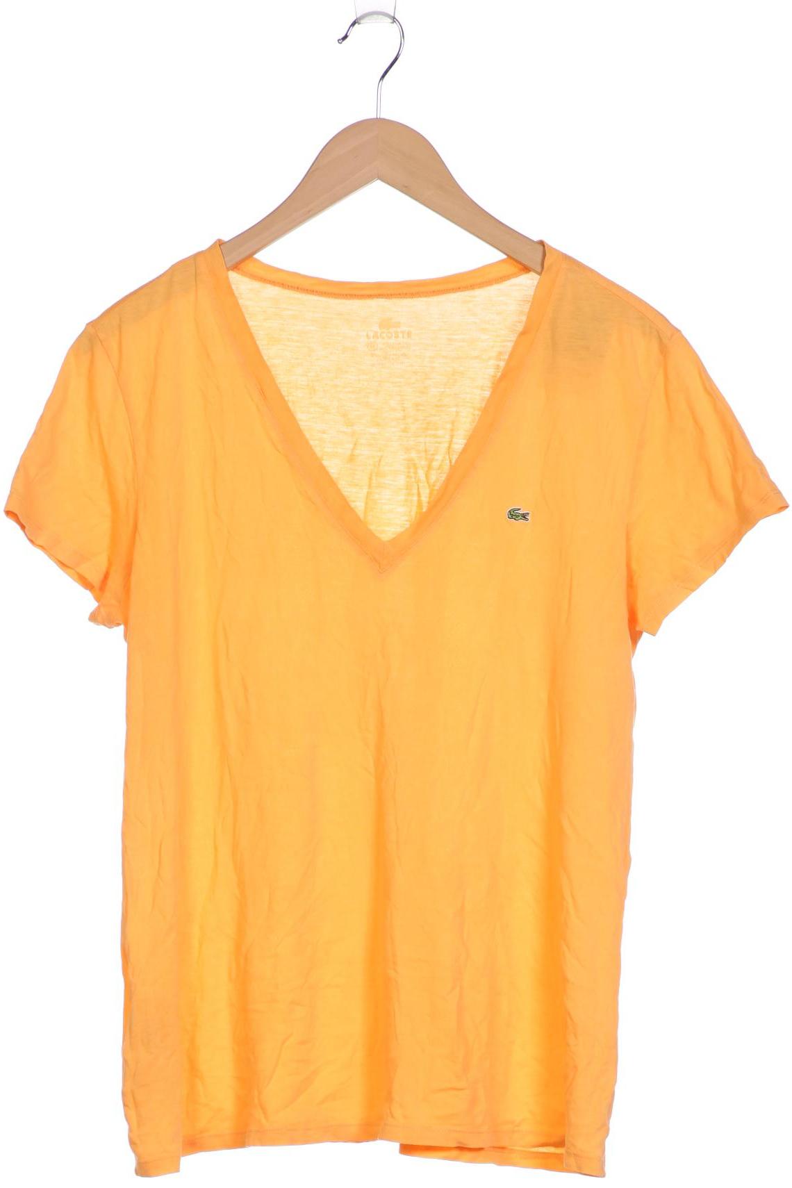 

Lacoste Damen T-Shirt, orange, Gr. 46