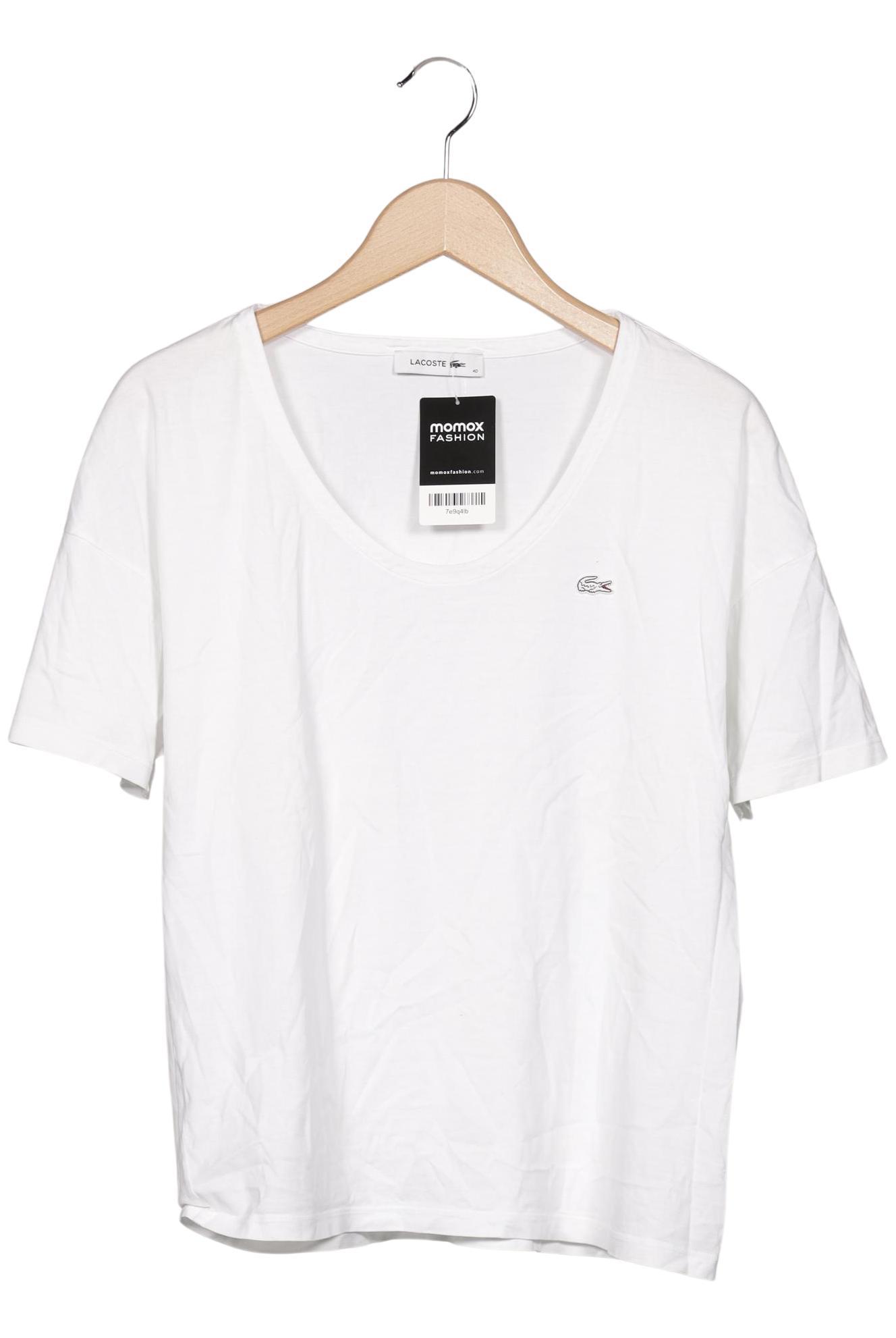 

Lacoste Damen T-Shirt, weiß, Gr. 40