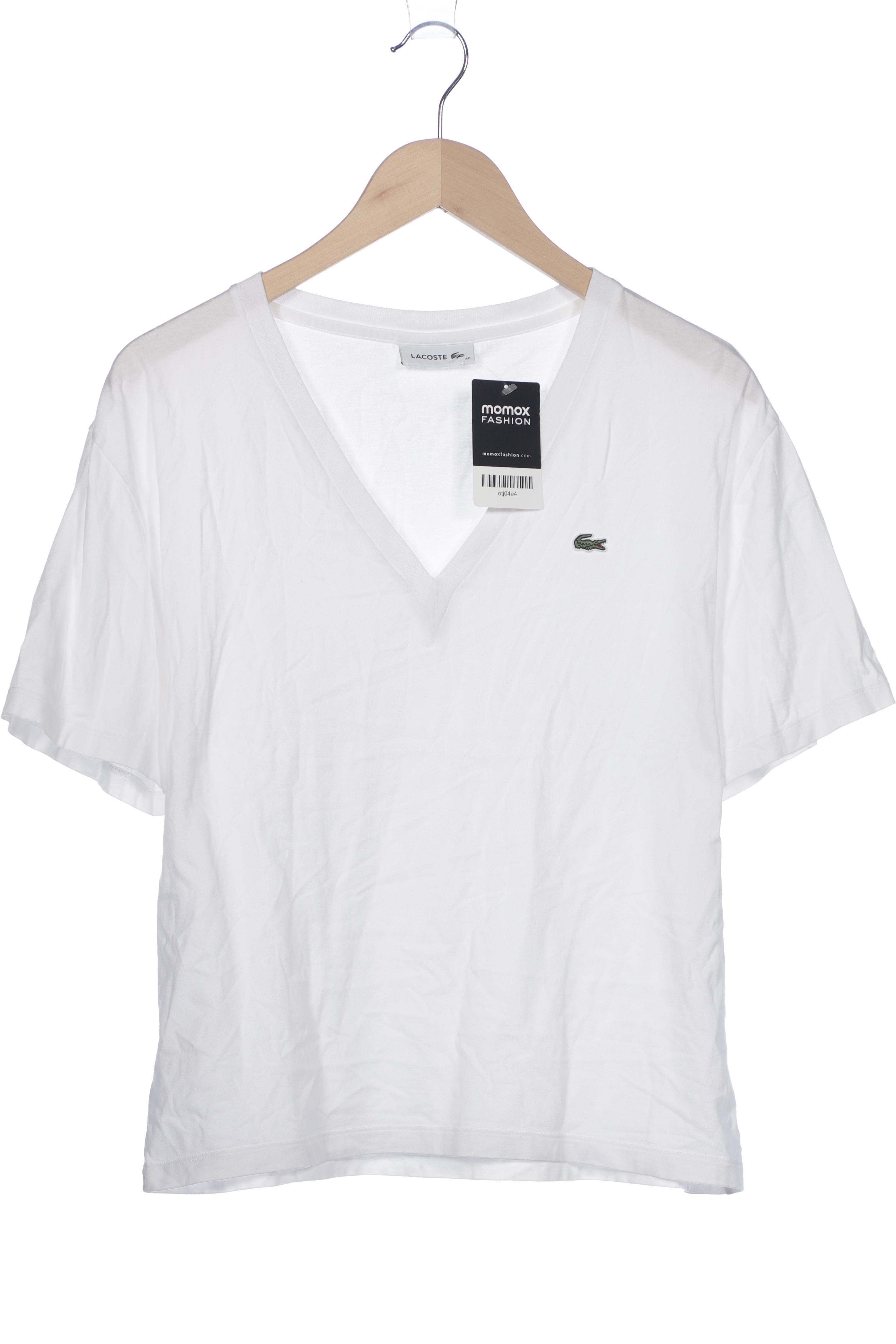 

Lacoste Damen T-Shirt, weiß, Gr. 40