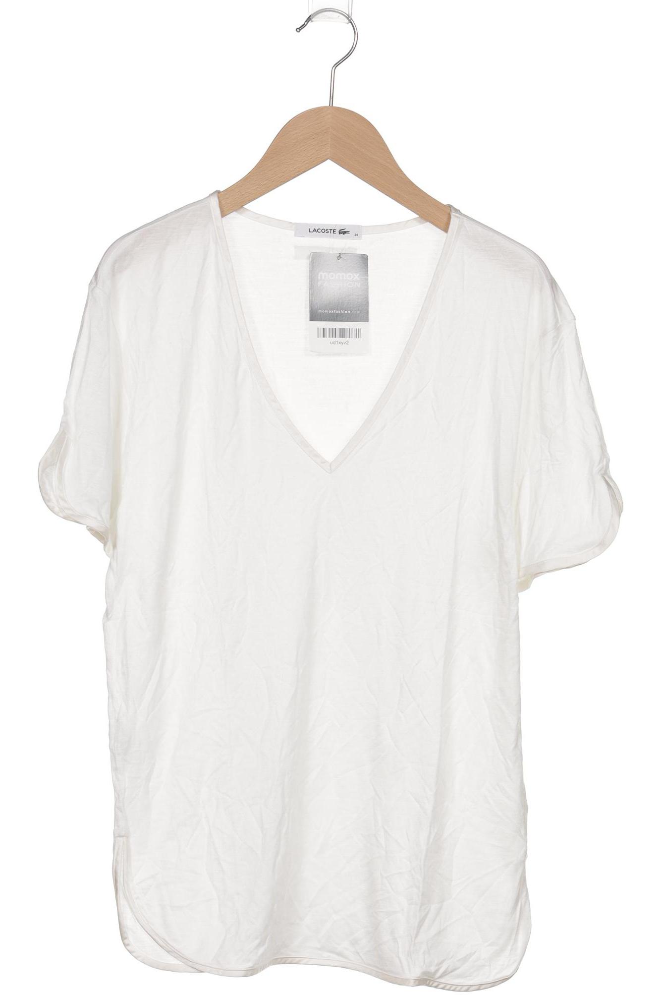 

Lacoste Damen T-Shirt, weiß, Gr. 38
