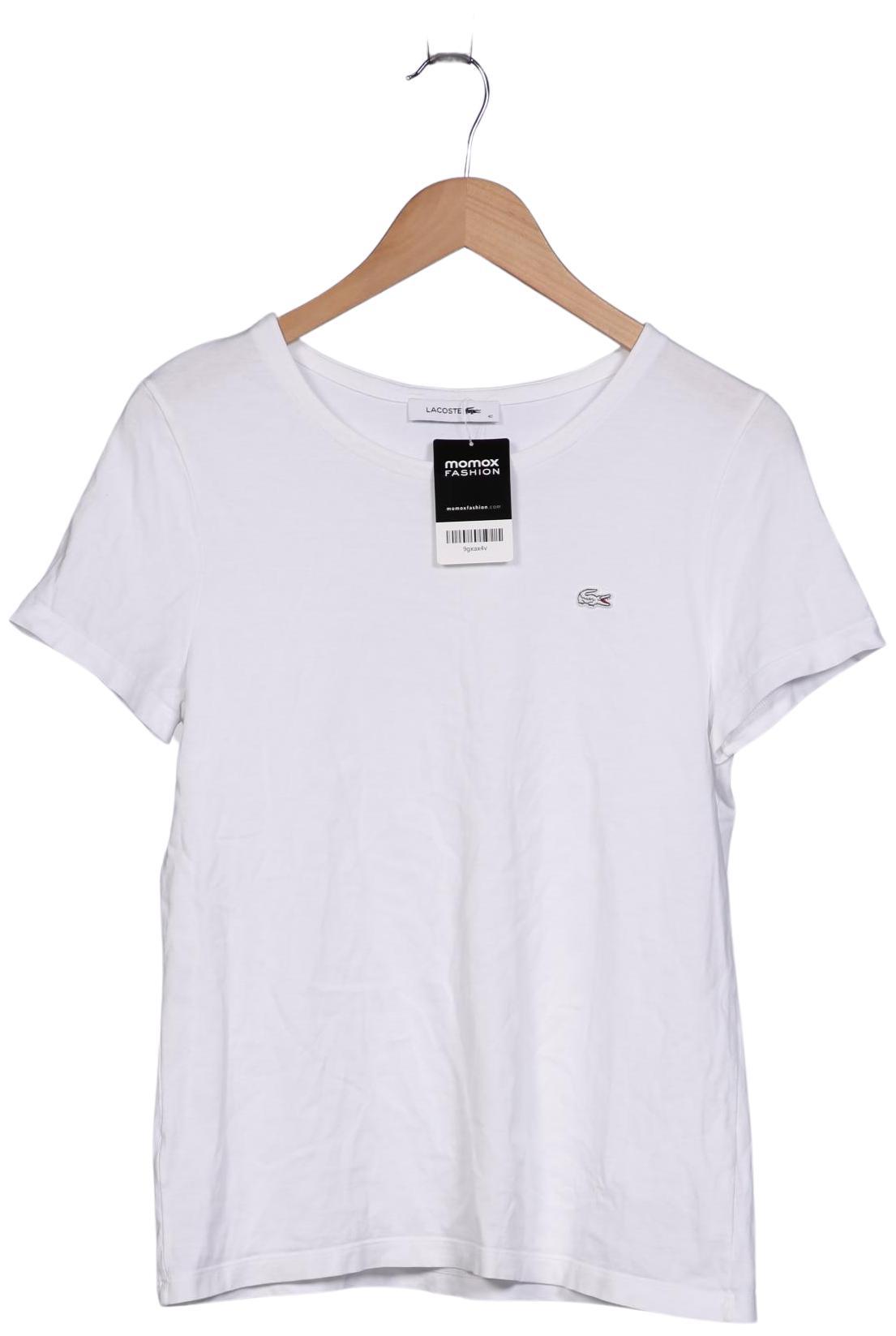 

Lacoste Damen T-Shirt, weiß, Gr. 40