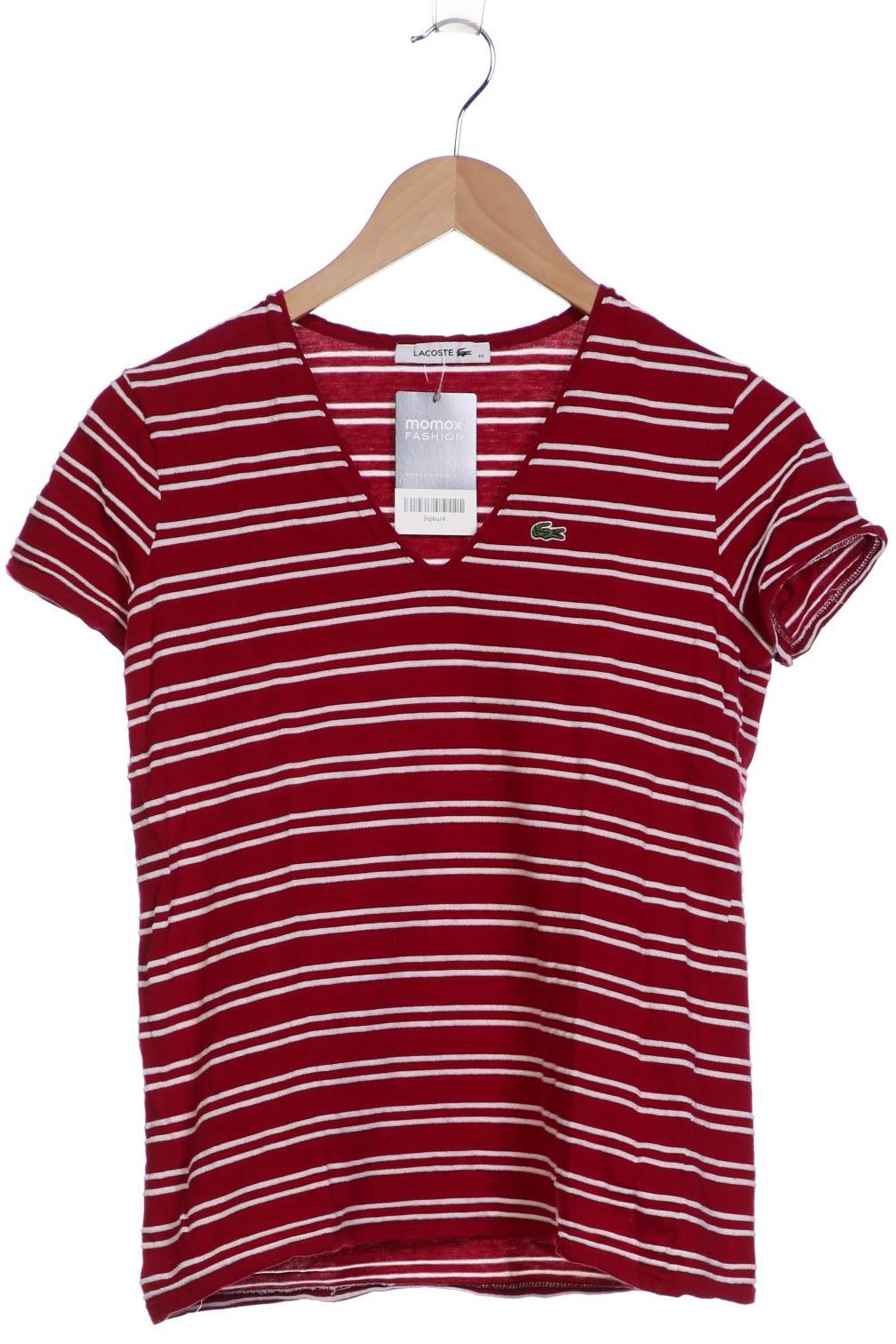 

Lacoste Damen T-Shirt, bordeaux, Gr. 40