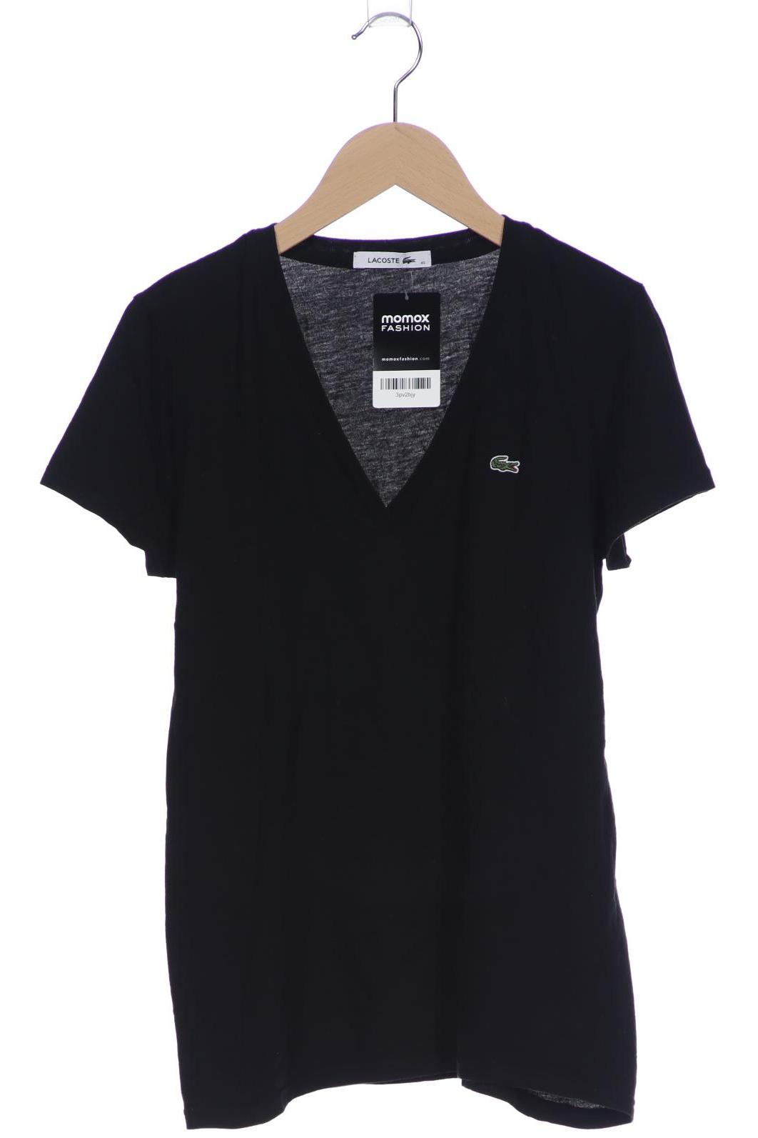 

Lacoste Damen T-Shirt, schwarz, Gr. 40