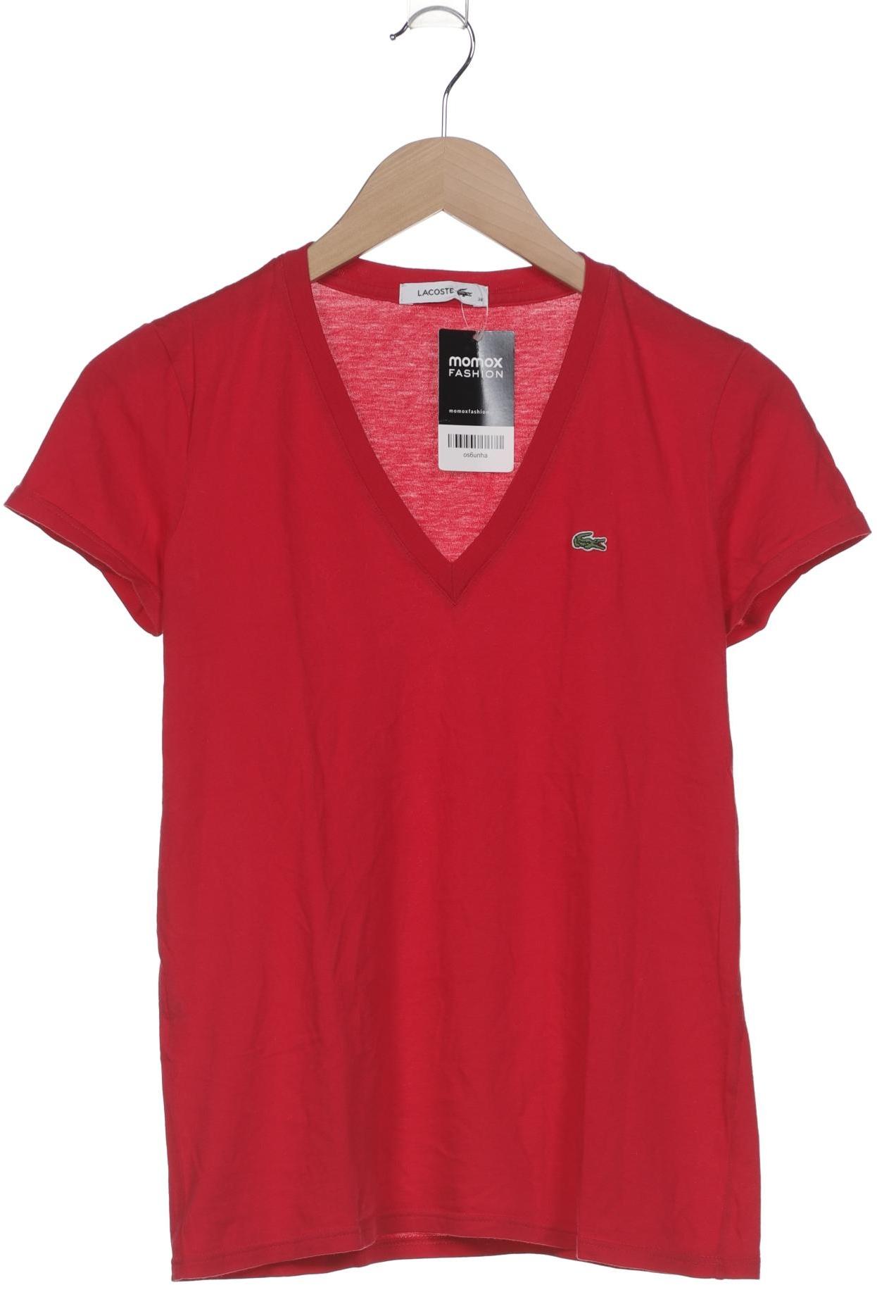 

Lacoste Damen T-Shirt, rot, Gr. 38