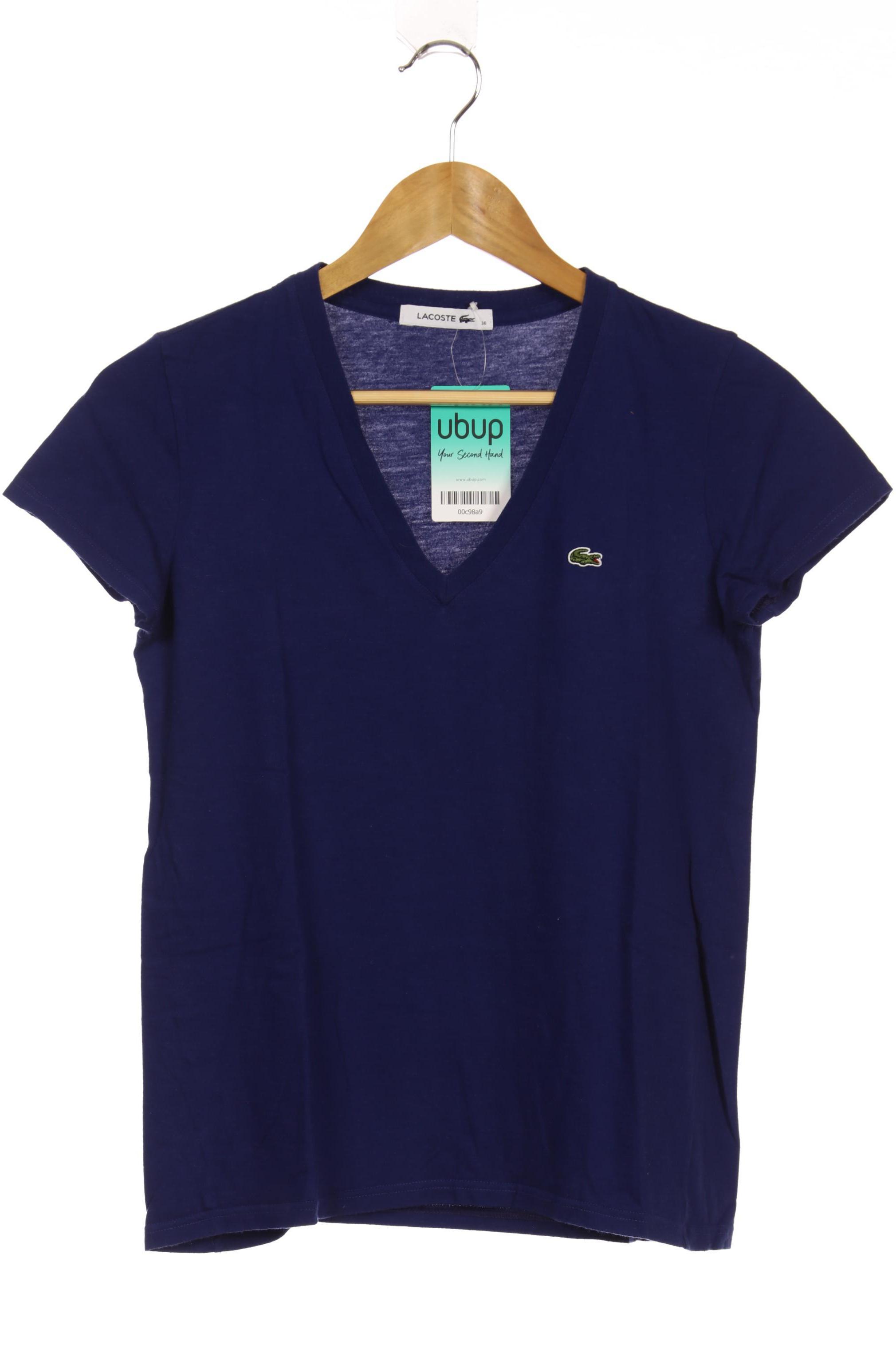 

Lacoste Damen T-Shirt, blau, Gr. 36