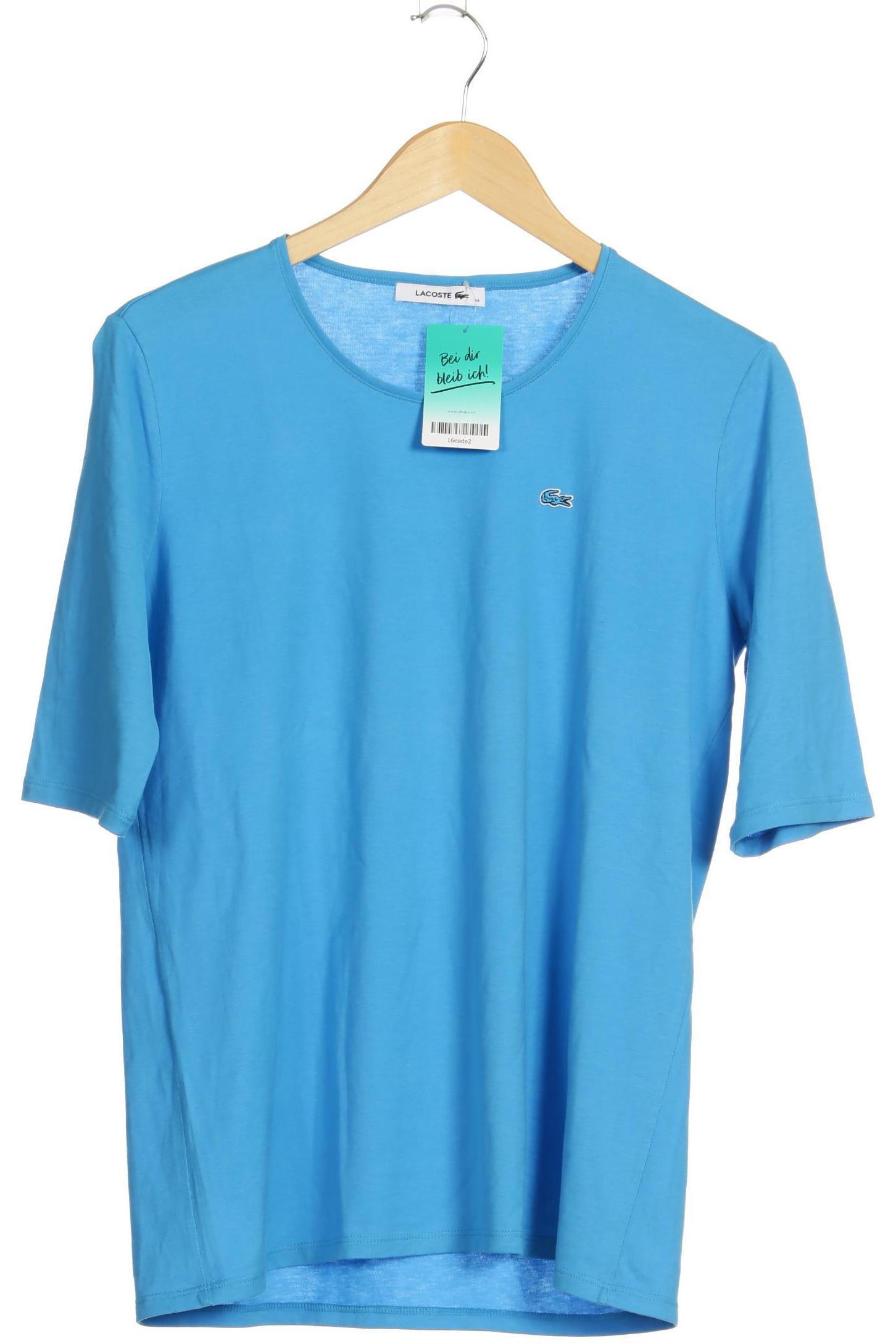 

Lacoste Damen T-Shirt, blau, Gr. 44