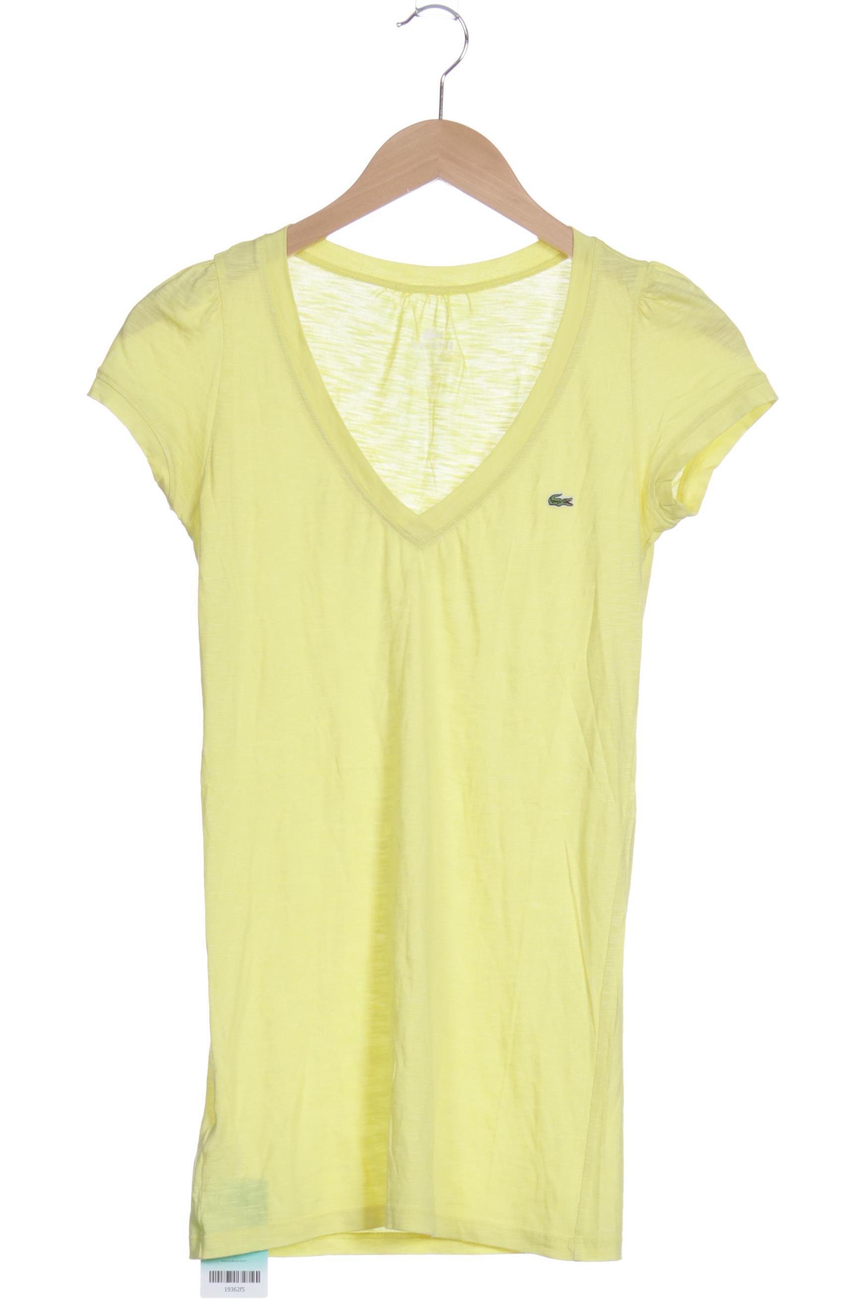 

Lacoste Damen T-Shirt, gelb, Gr. 36