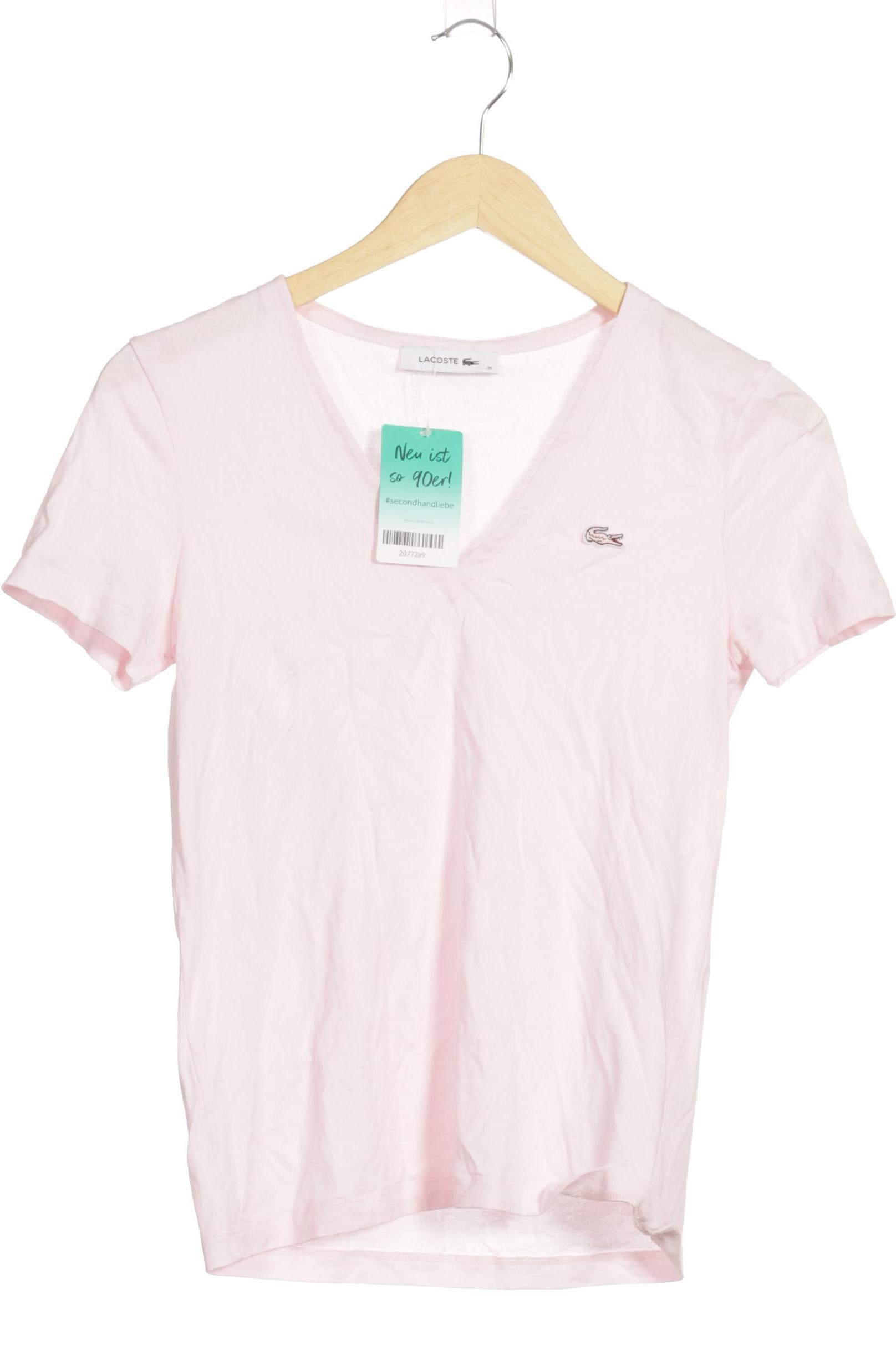 

Lacoste Damen T-Shirt, pink, Gr. 34