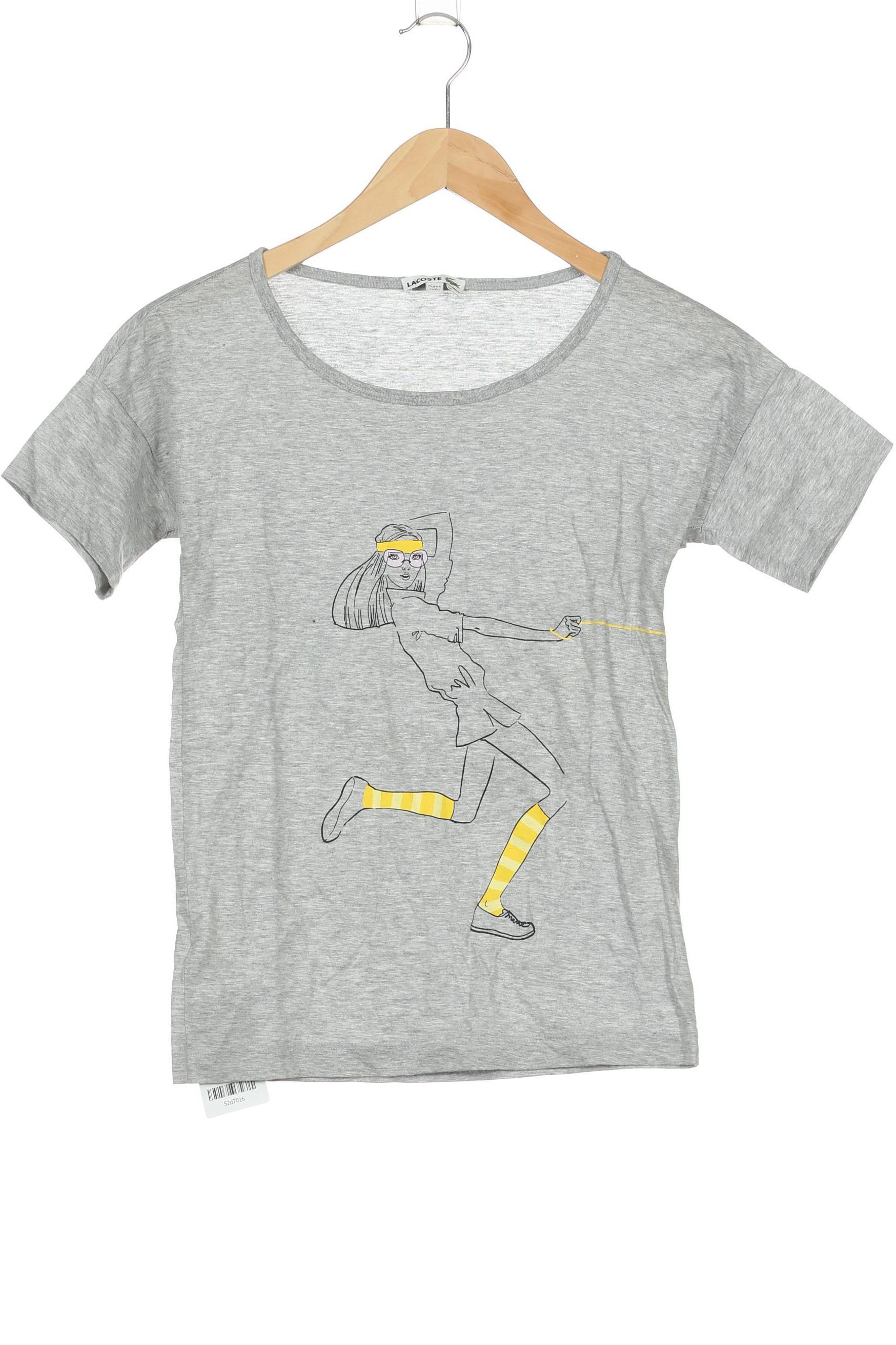 

Lacoste Damen T-Shirt, grau, Gr. 36