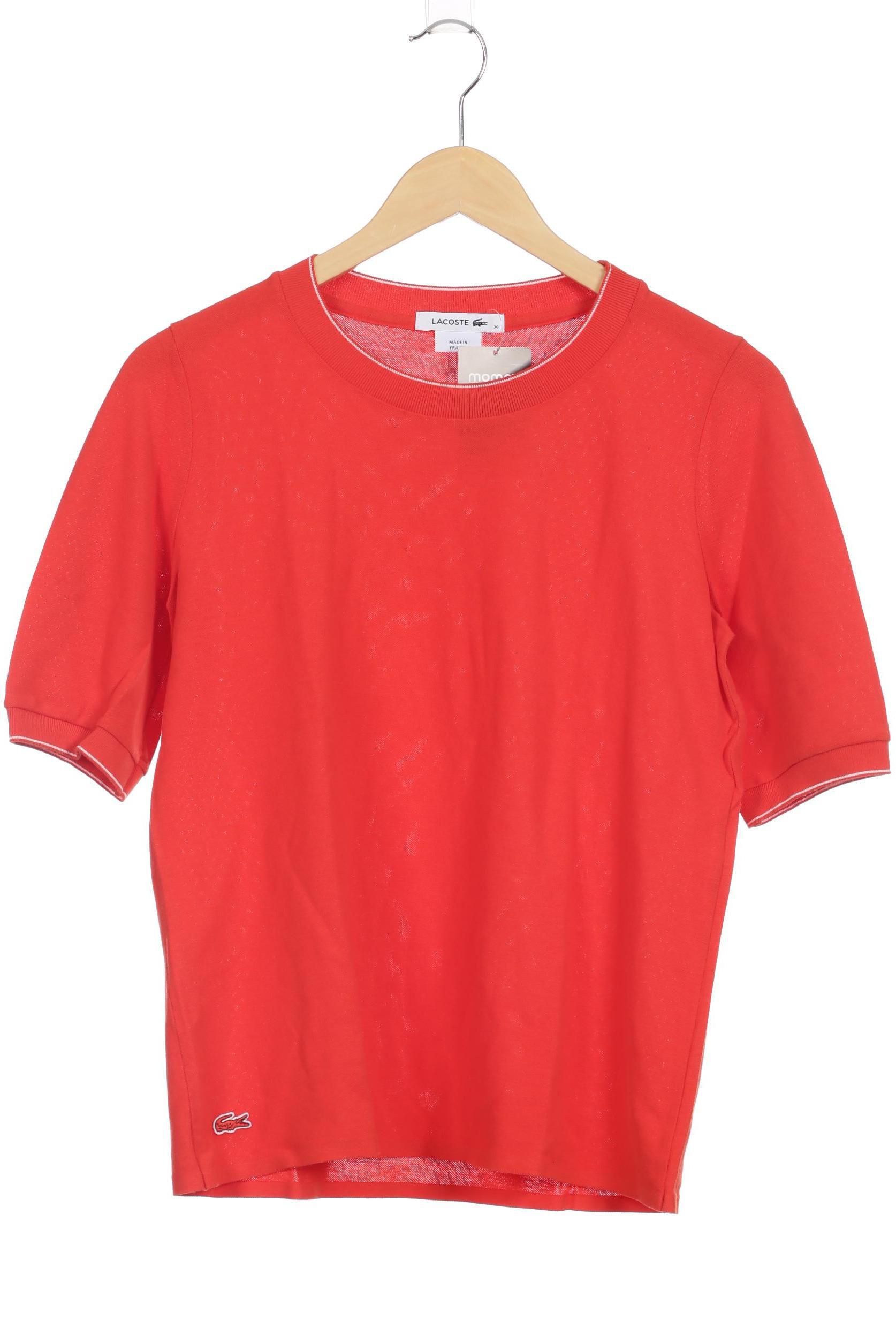 

Lacoste Damen T-Shirt, orange, Gr. 36