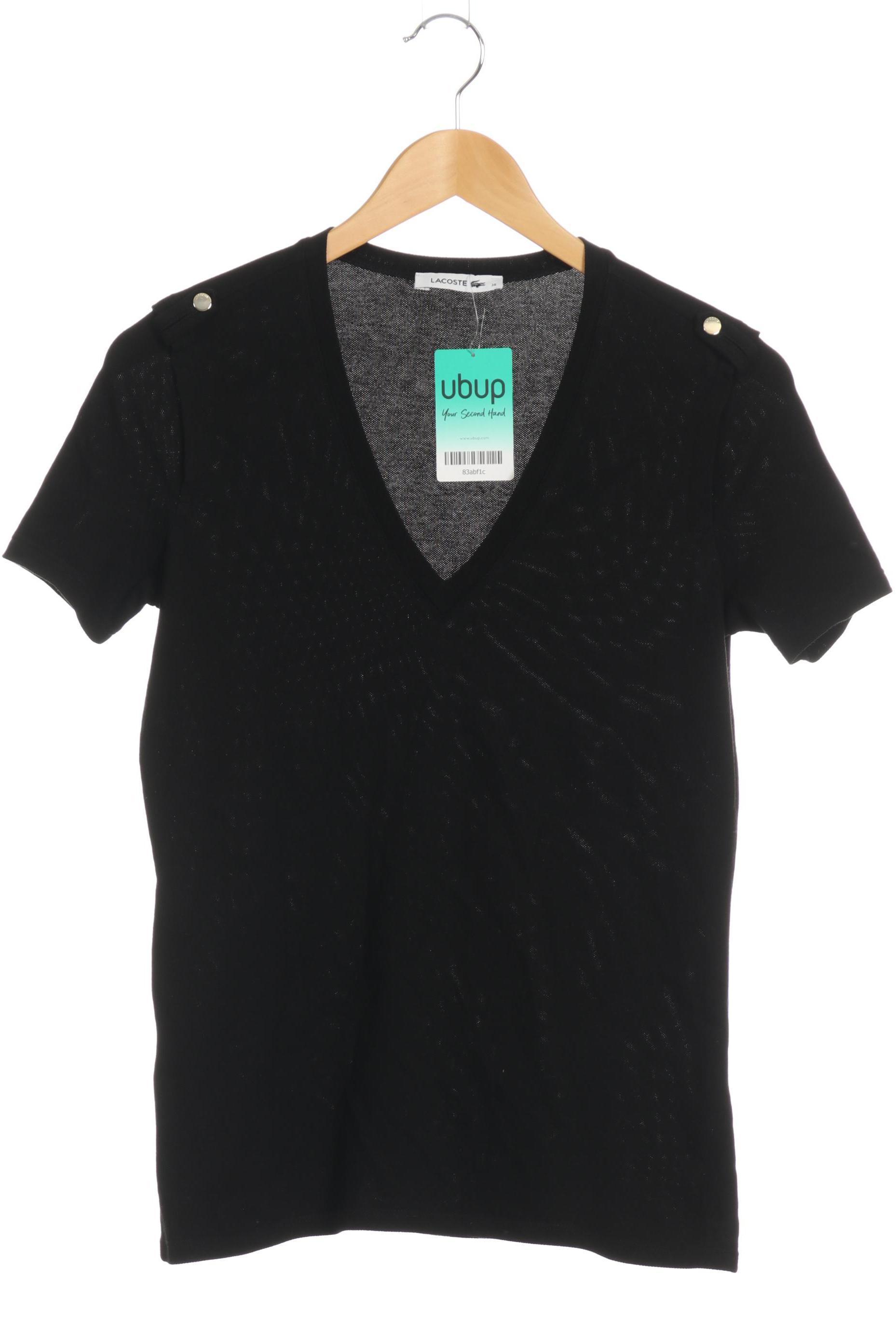 

Lacoste Damen T-Shirt, schwarz, Gr. 38