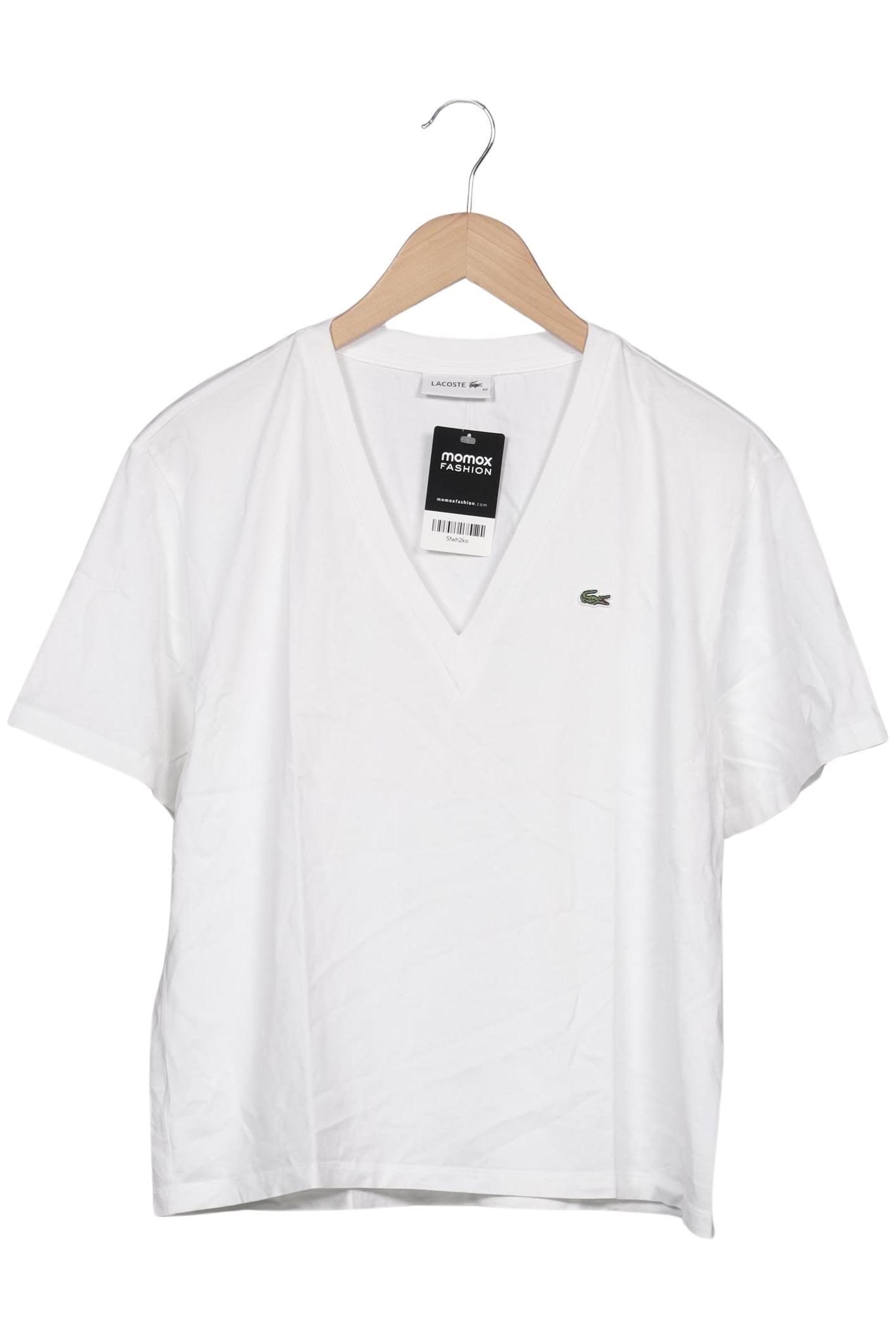 

Lacoste Damen T-Shirt, weiß, Gr. 40