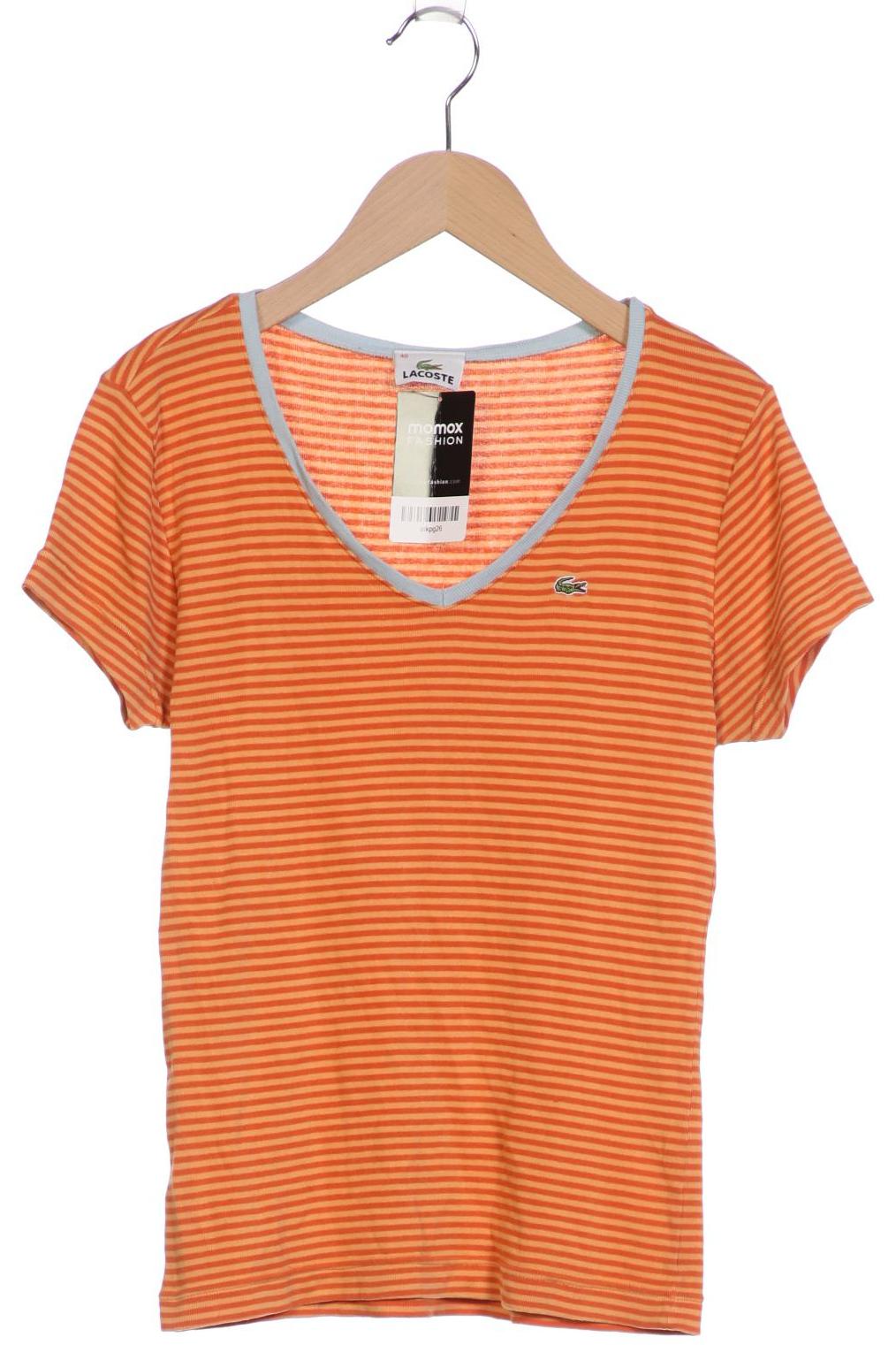 

Lacoste Damen T-Shirt, orange, Gr. 40