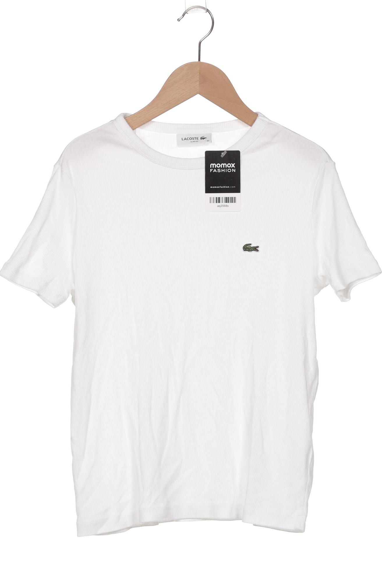 

Lacoste Damen T-Shirt, weiß, Gr. 40