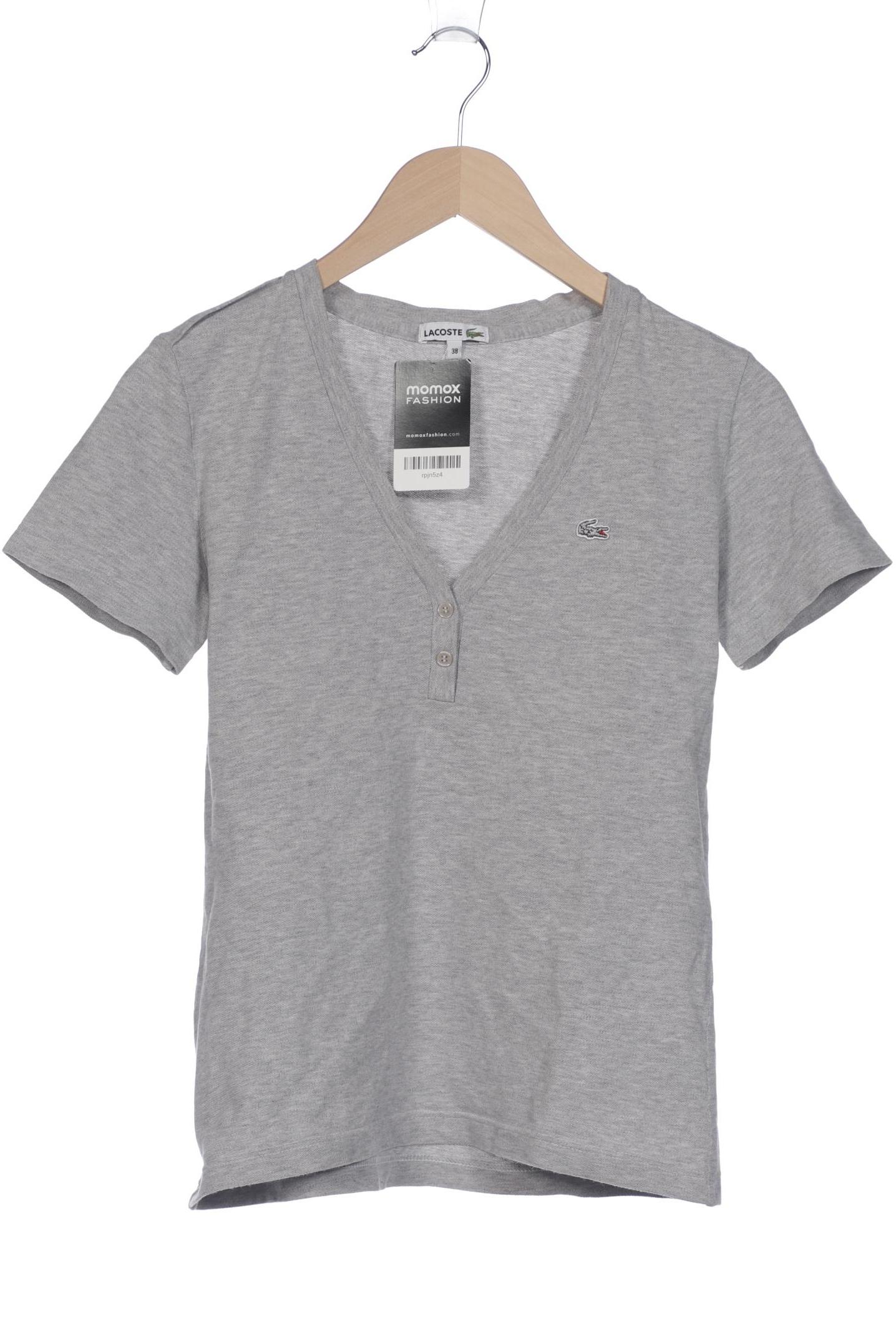 

Lacoste Damen T-Shirt, grau, Gr. 38