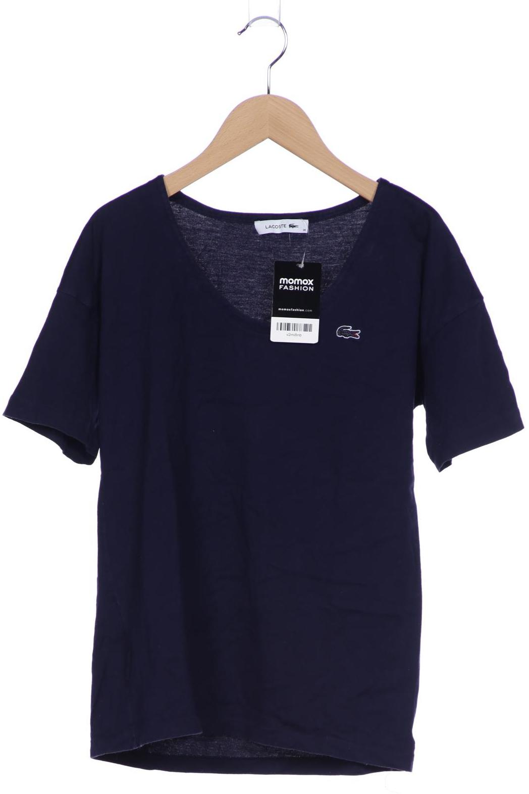 

Lacoste Damen T-Shirt, marineblau, Gr. 34