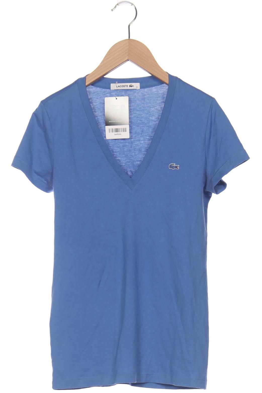 

Lacoste Damen T-Shirt, blau, Gr. 34