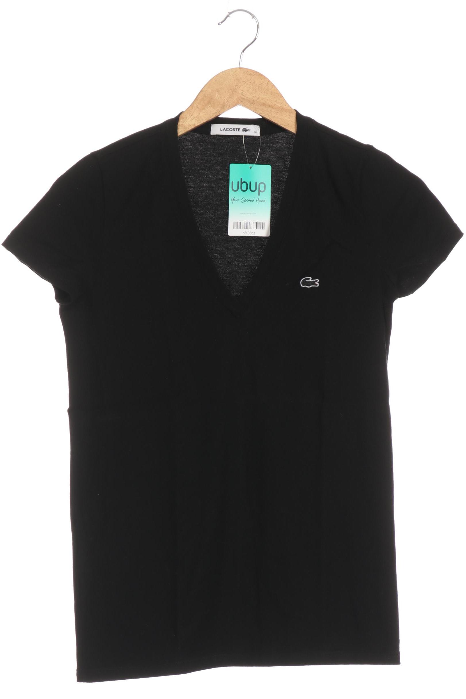 

Lacoste Damen T-Shirt, schwarz, Gr. 36