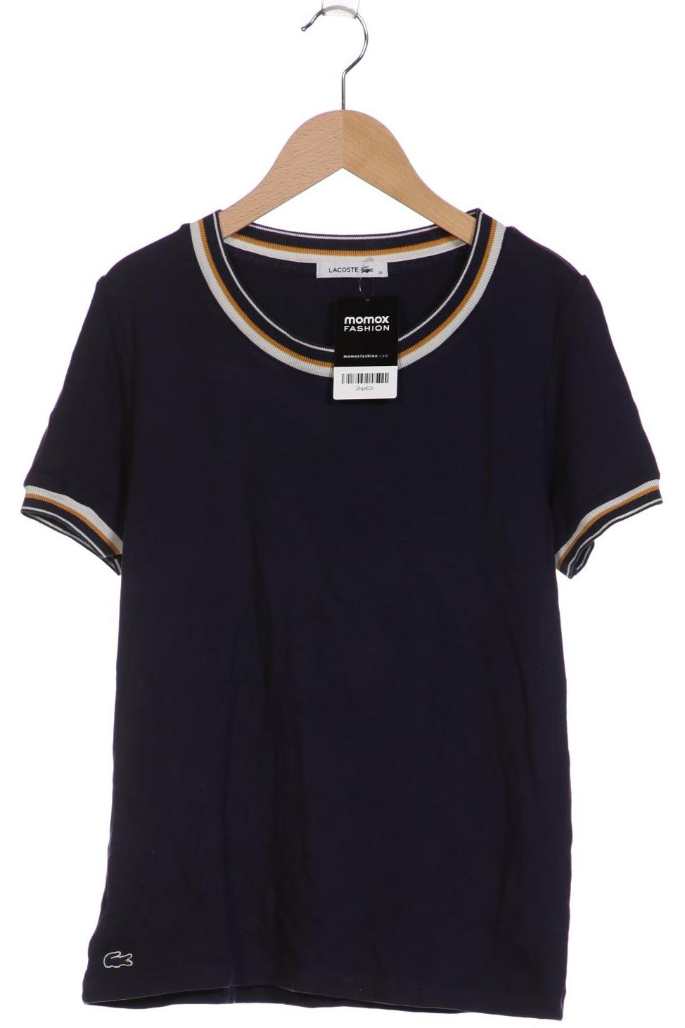 

Lacoste Damen T-Shirt, marineblau, Gr. 36