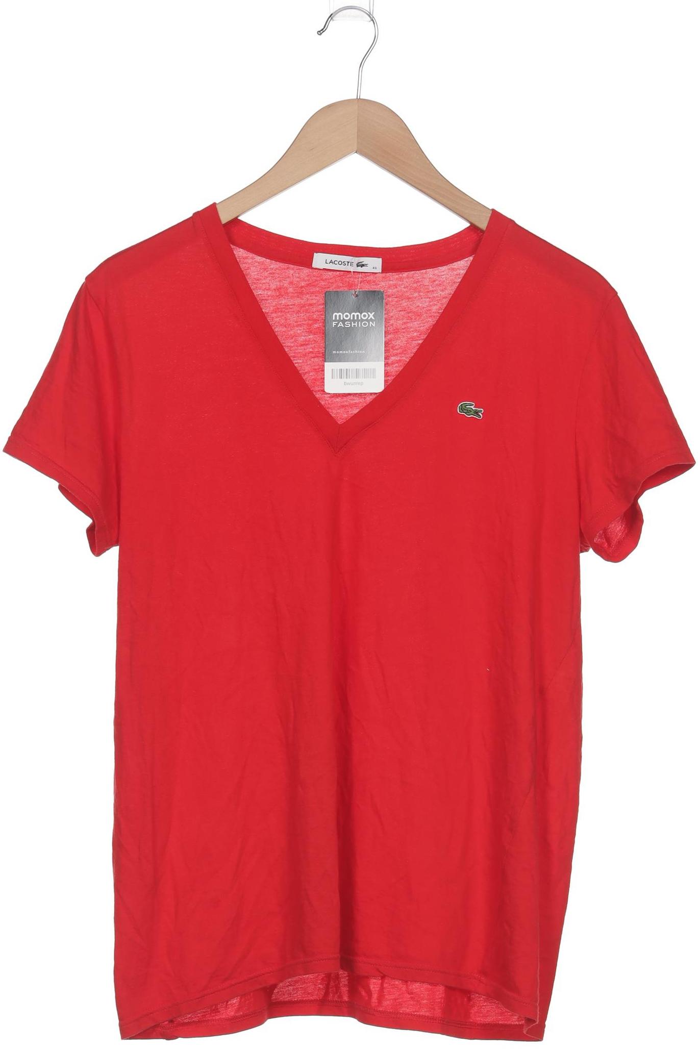 

Lacoste Damen T-Shirt, rot, Gr. 46
