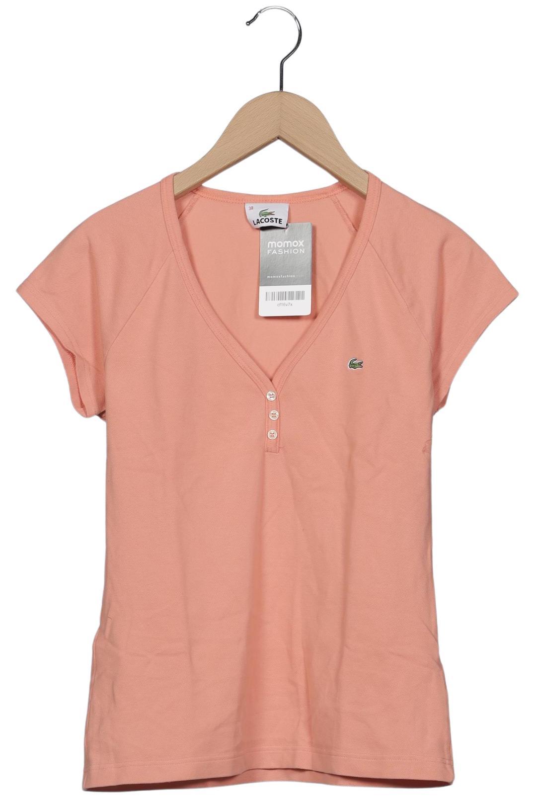 

Lacoste Damen T-Shirt, orange, Gr. 38