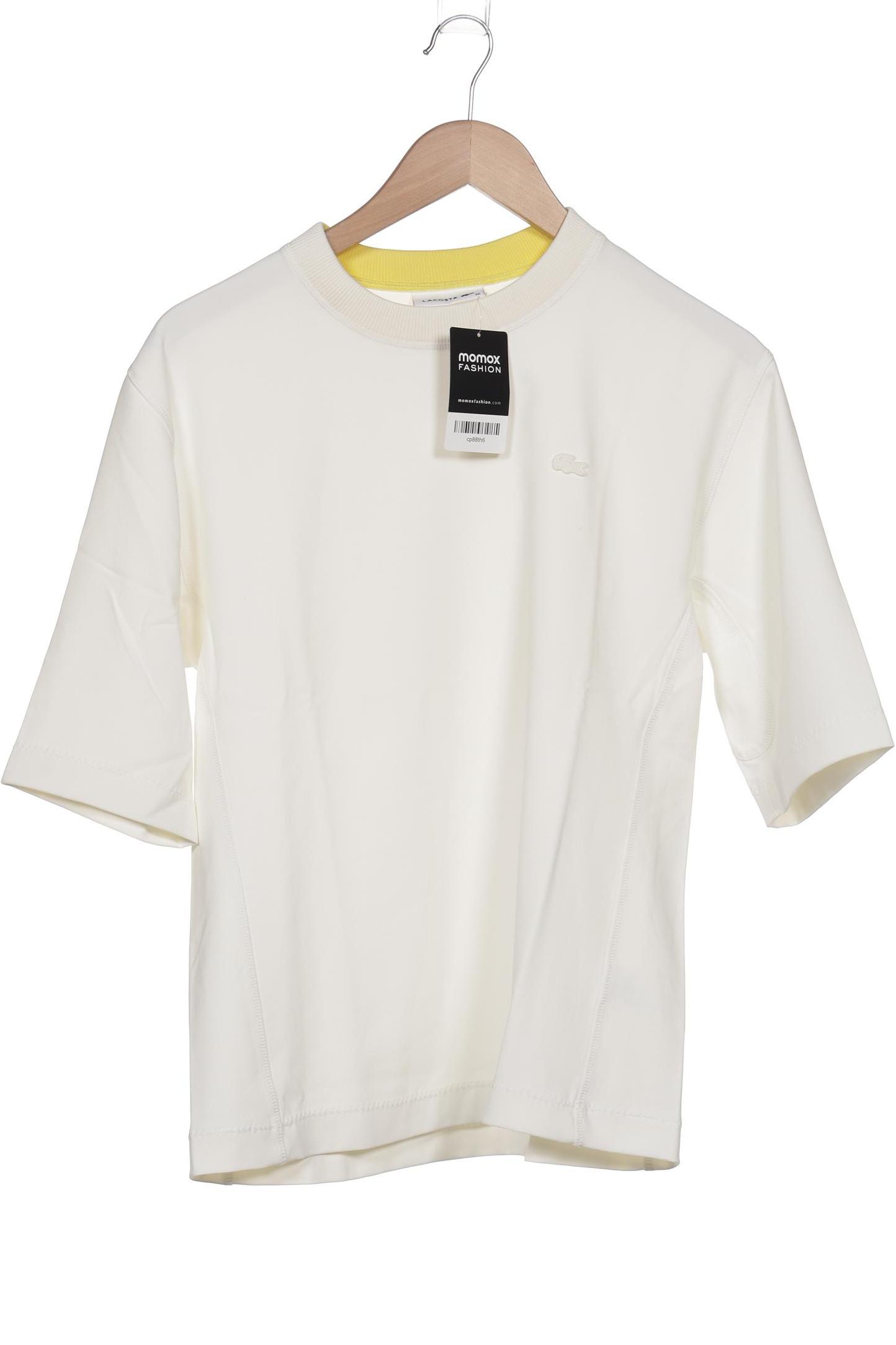 

Lacoste Damen T-Shirt, cremeweiß, Gr. 36