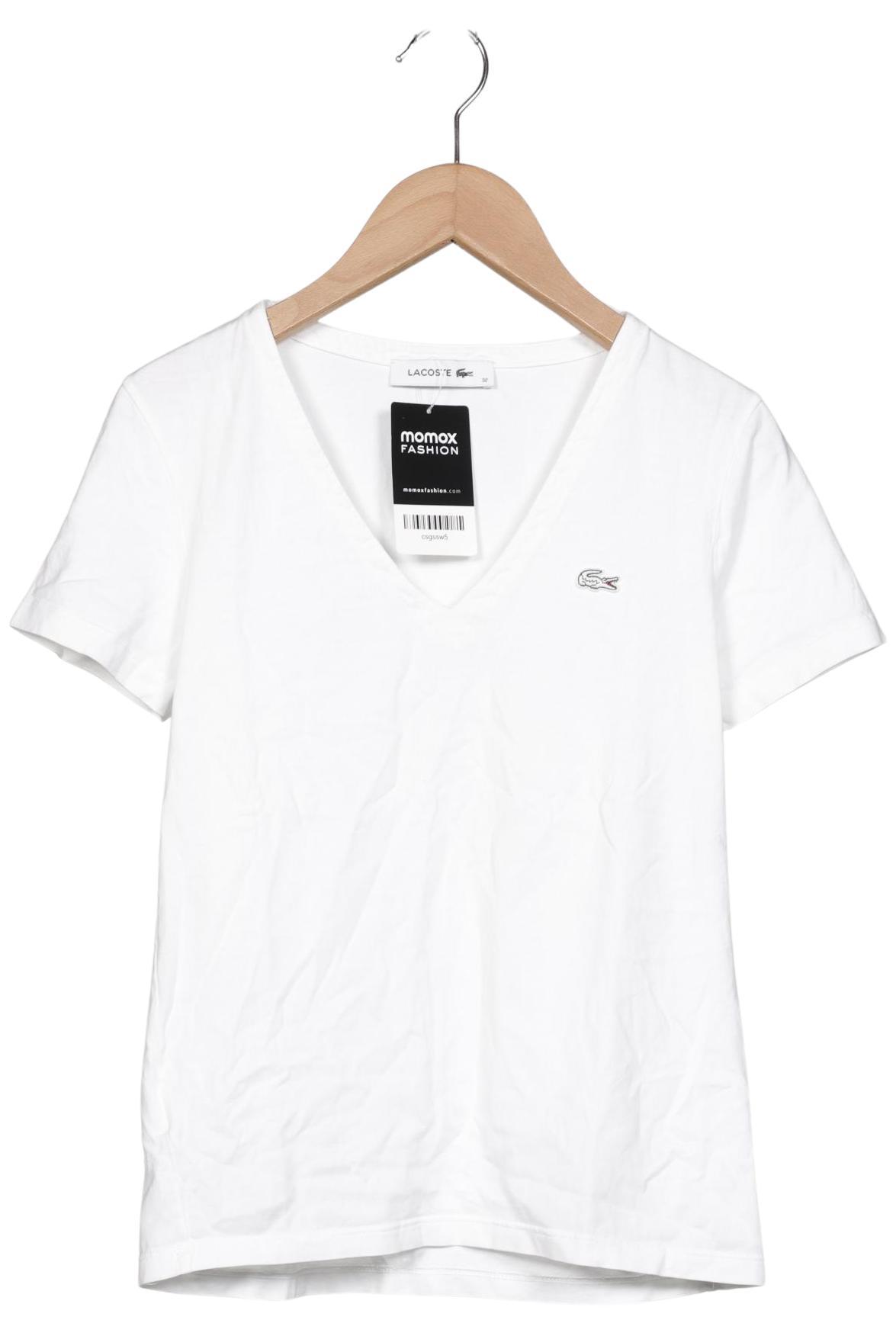 

Lacoste Damen T-Shirt, weiß, Gr. 32