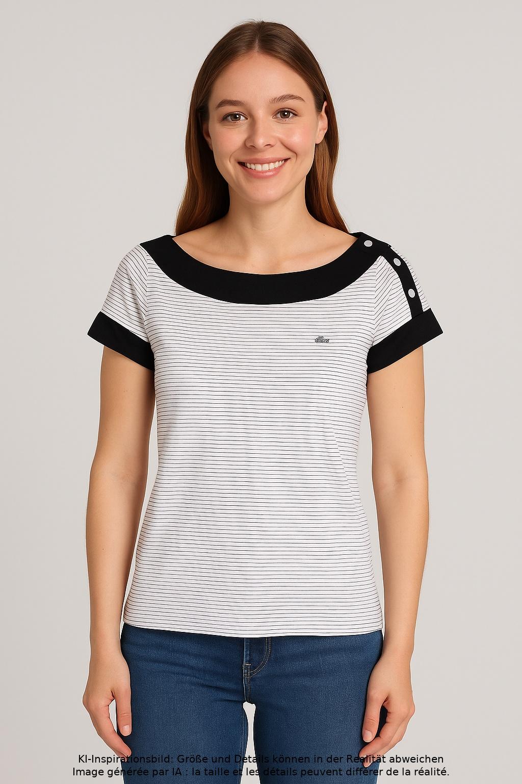 

Lacoste Damen T-Shirt, mehrfarbig, Gr. 36