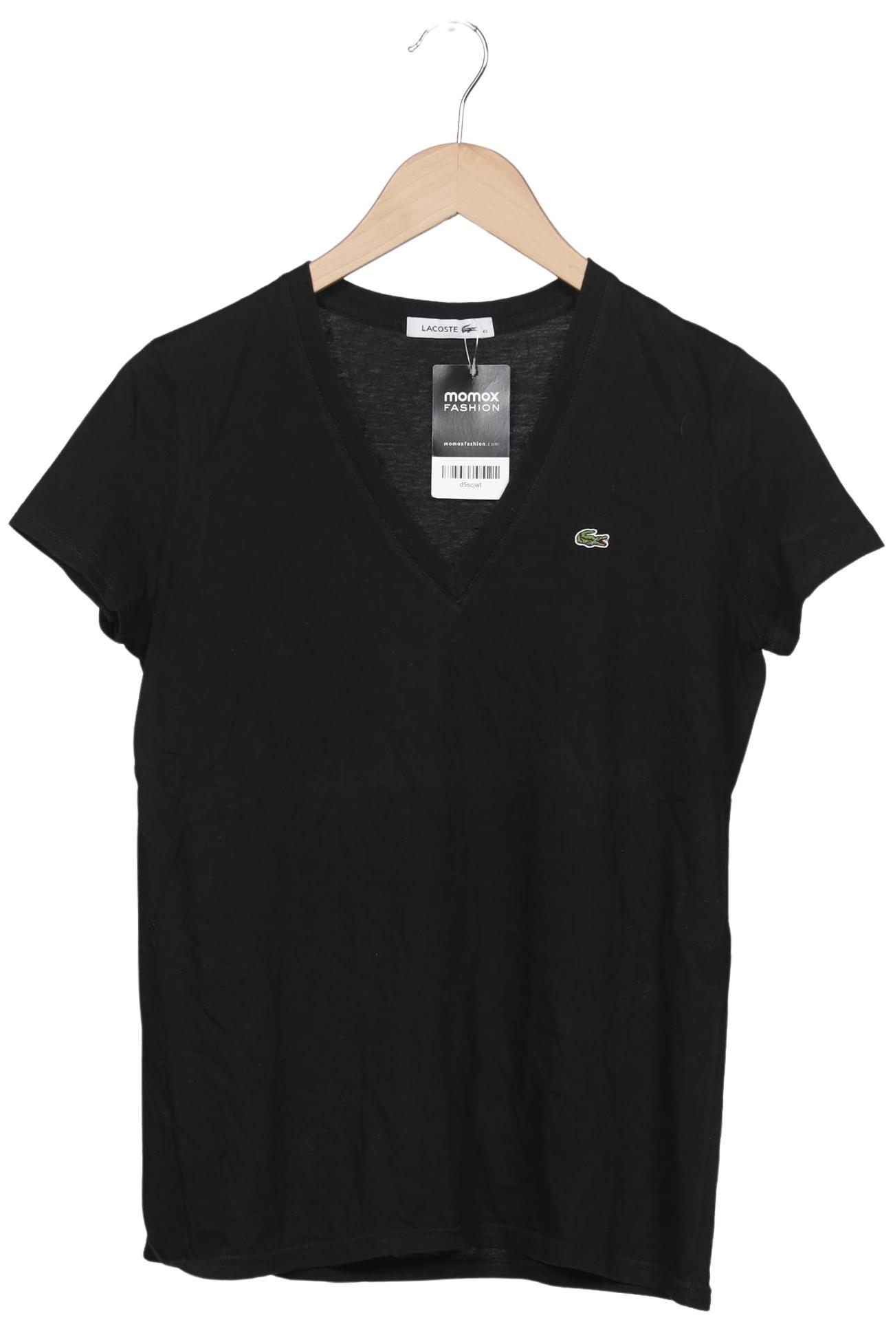 

Lacoste Damen T-Shirt, schwarz, Gr. 40
