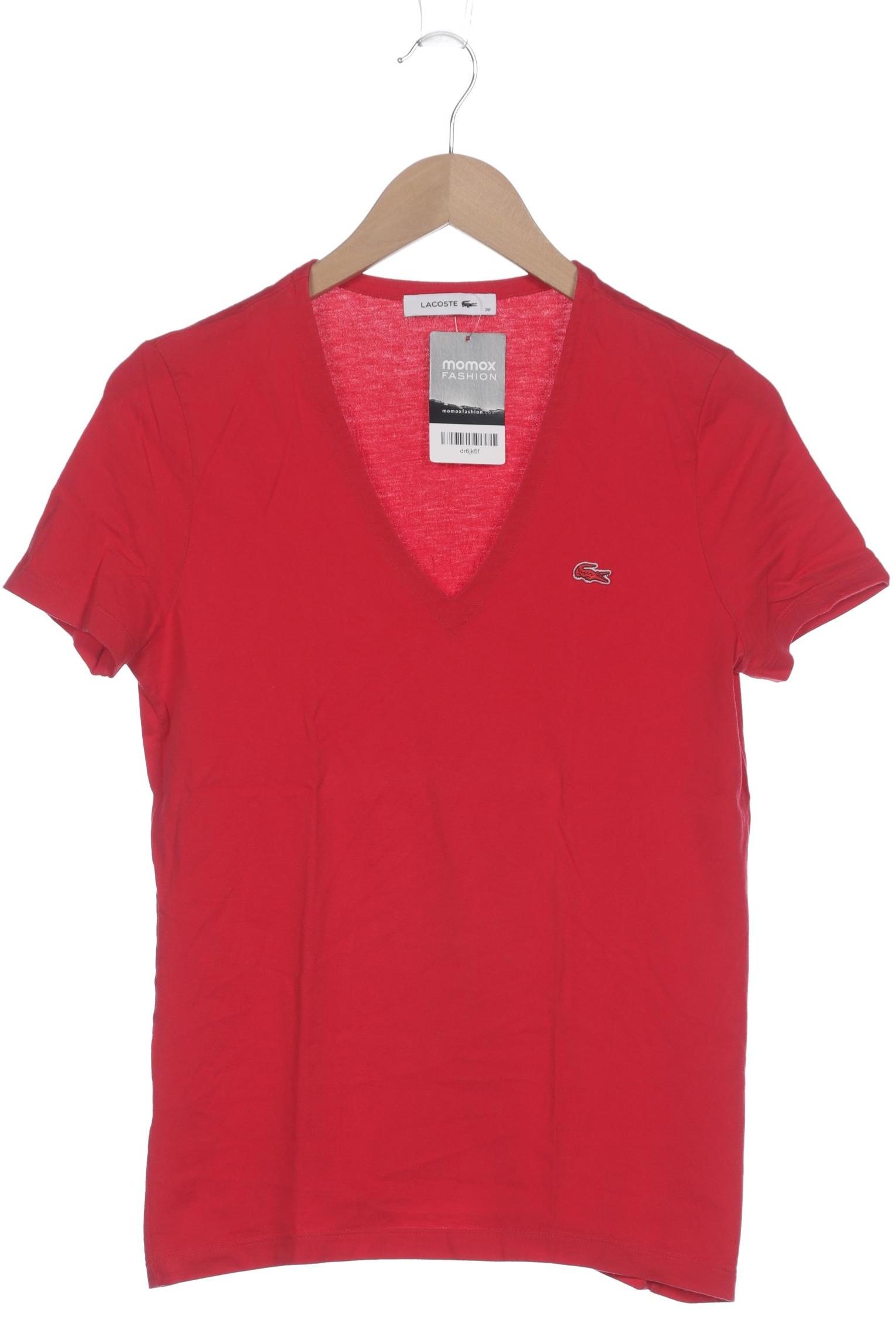 

Lacoste Damen T-Shirt, rot, Gr. 38