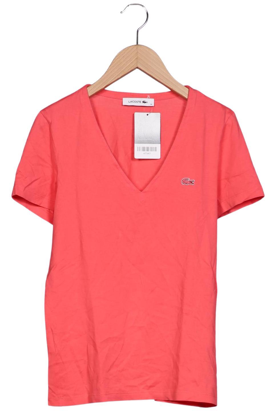 

Lacoste Damen T-Shirt, pink, Gr. 34