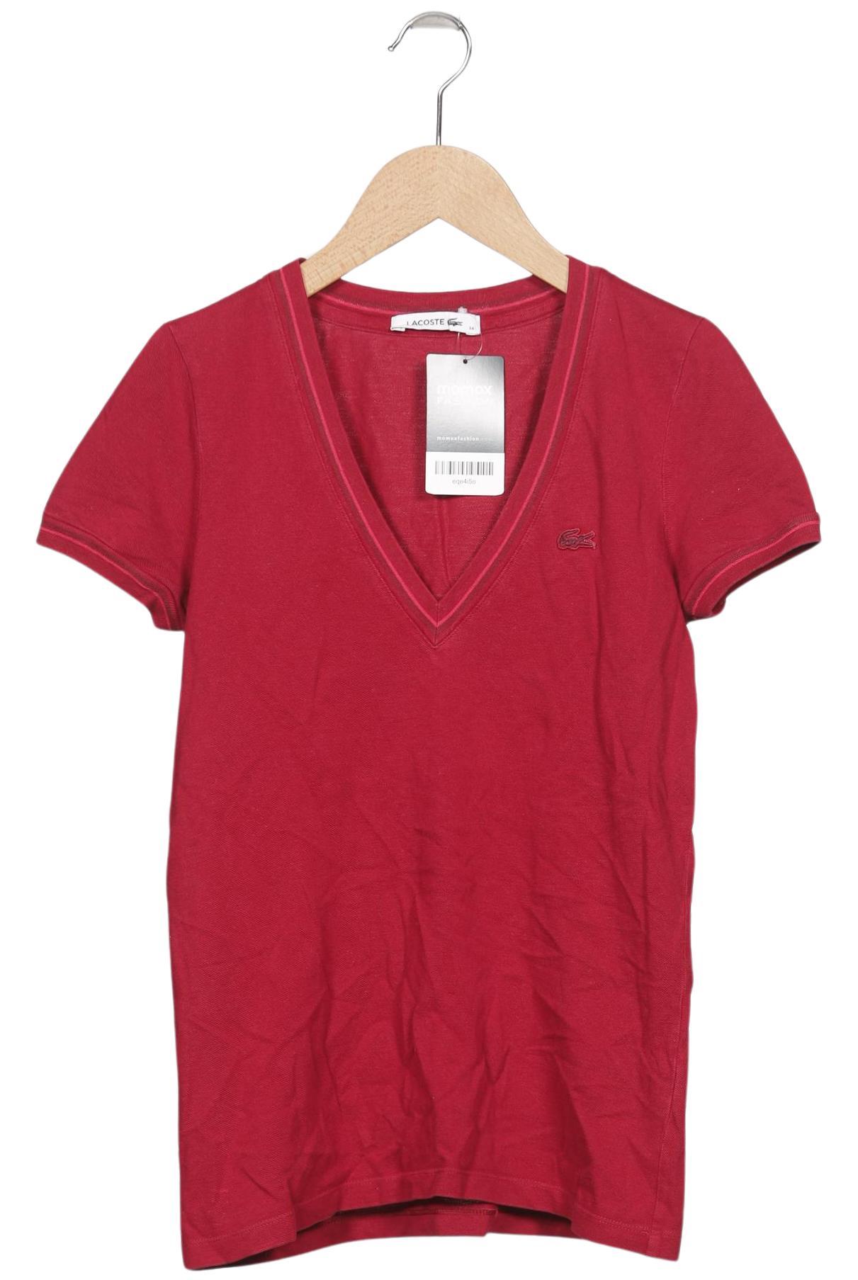 

Lacoste Damen T-Shirt, rot, Gr. 34