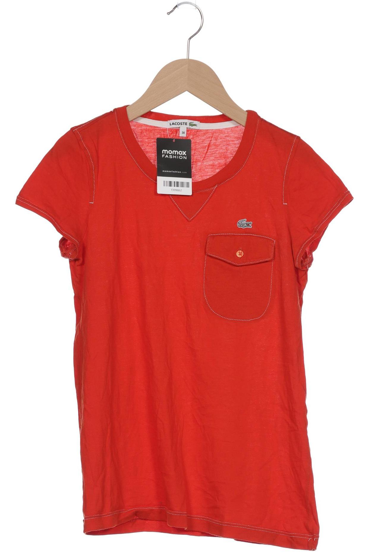 

Lacoste Damen T-Shirt, rot, Gr. 34