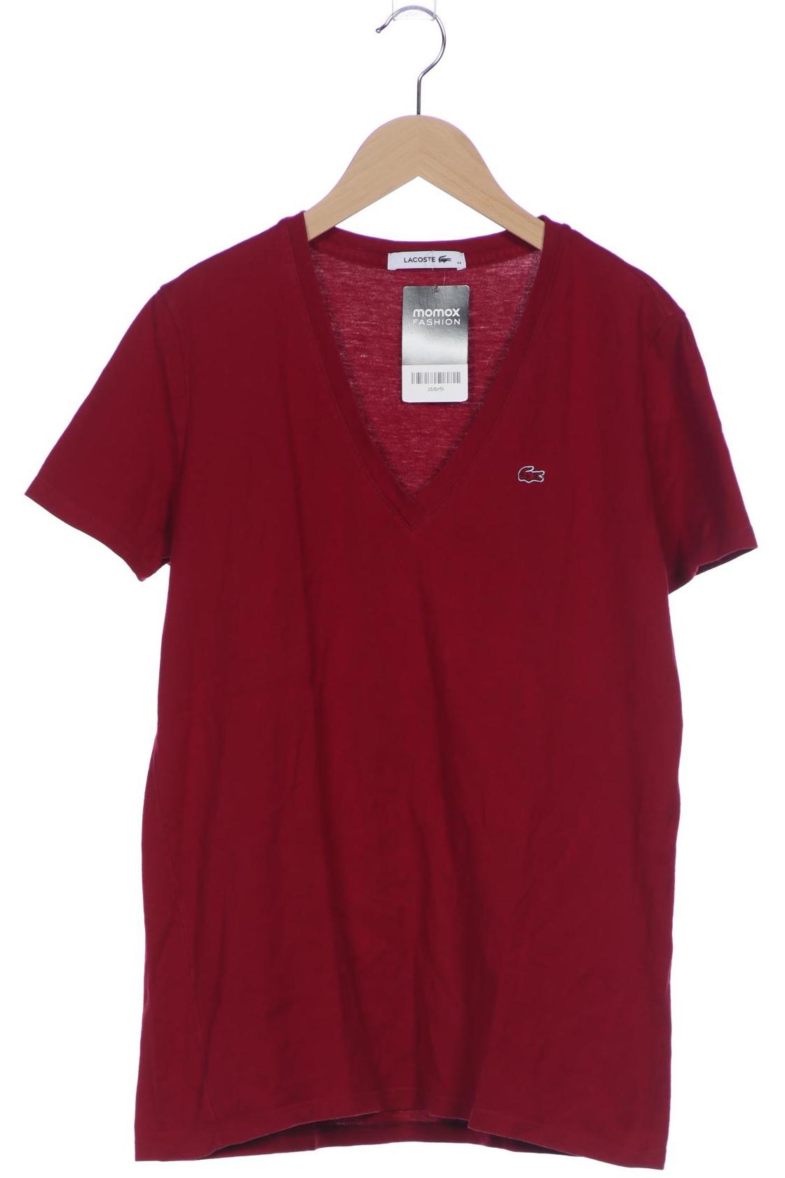 

Lacoste Damen T-Shirt, bordeaux, Gr. 44