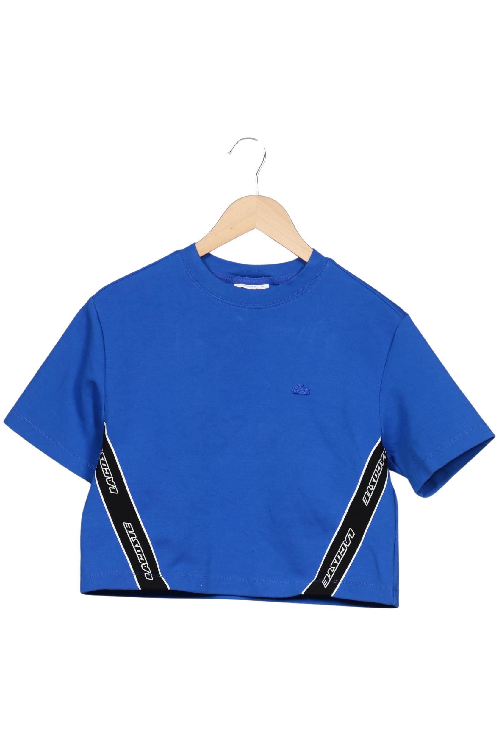 

Lacoste Damen T-Shirt, blau, Gr. 36