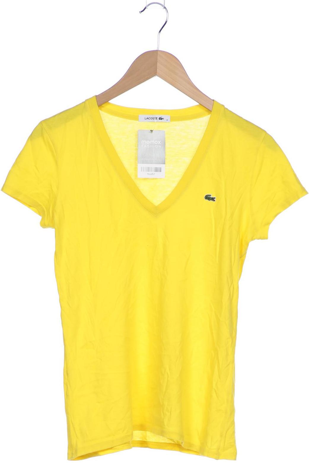 

Lacoste Damen T-Shirt, gelb, Gr. 36