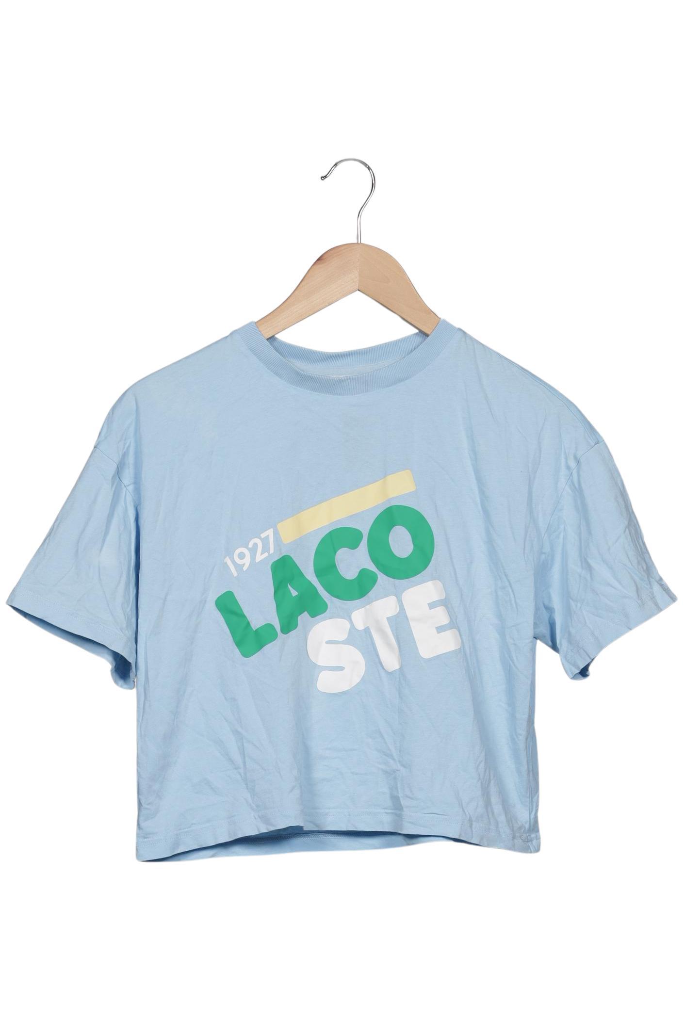 

Lacoste Damen T-Shirt, blau, Gr. 36