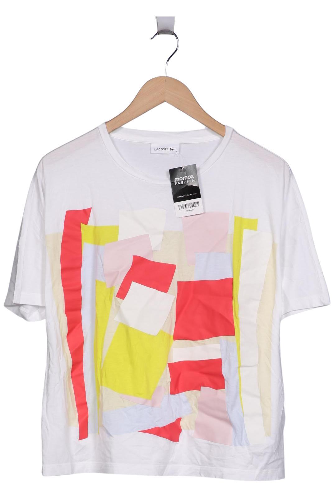 

Lacoste Damen T-Shirt, weiß, Gr. 36