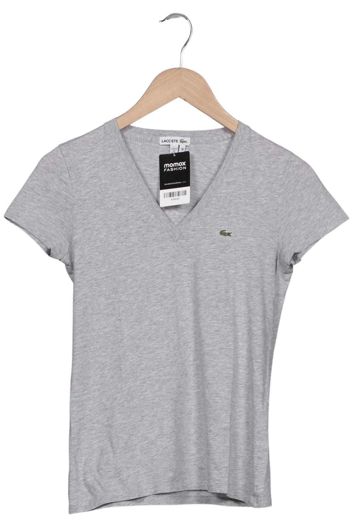 

Lacoste Damen T-Shirt, grau, Gr. 36