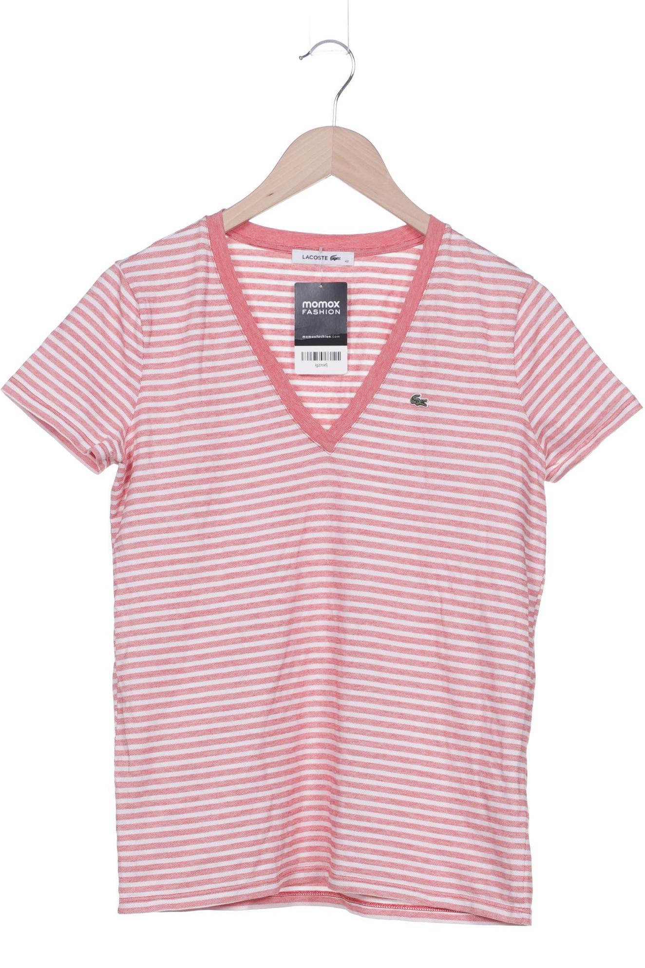

Lacoste Damen T-Shirt, rot, Gr. 42