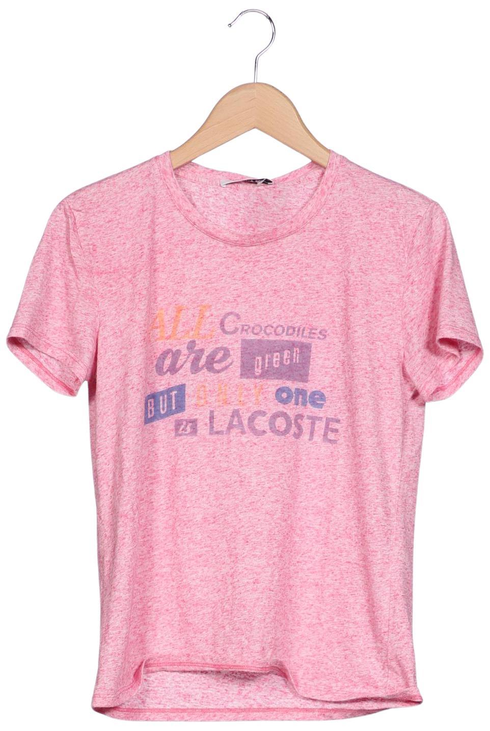 

Lacoste Damen T-Shirt, pink, Gr. 40