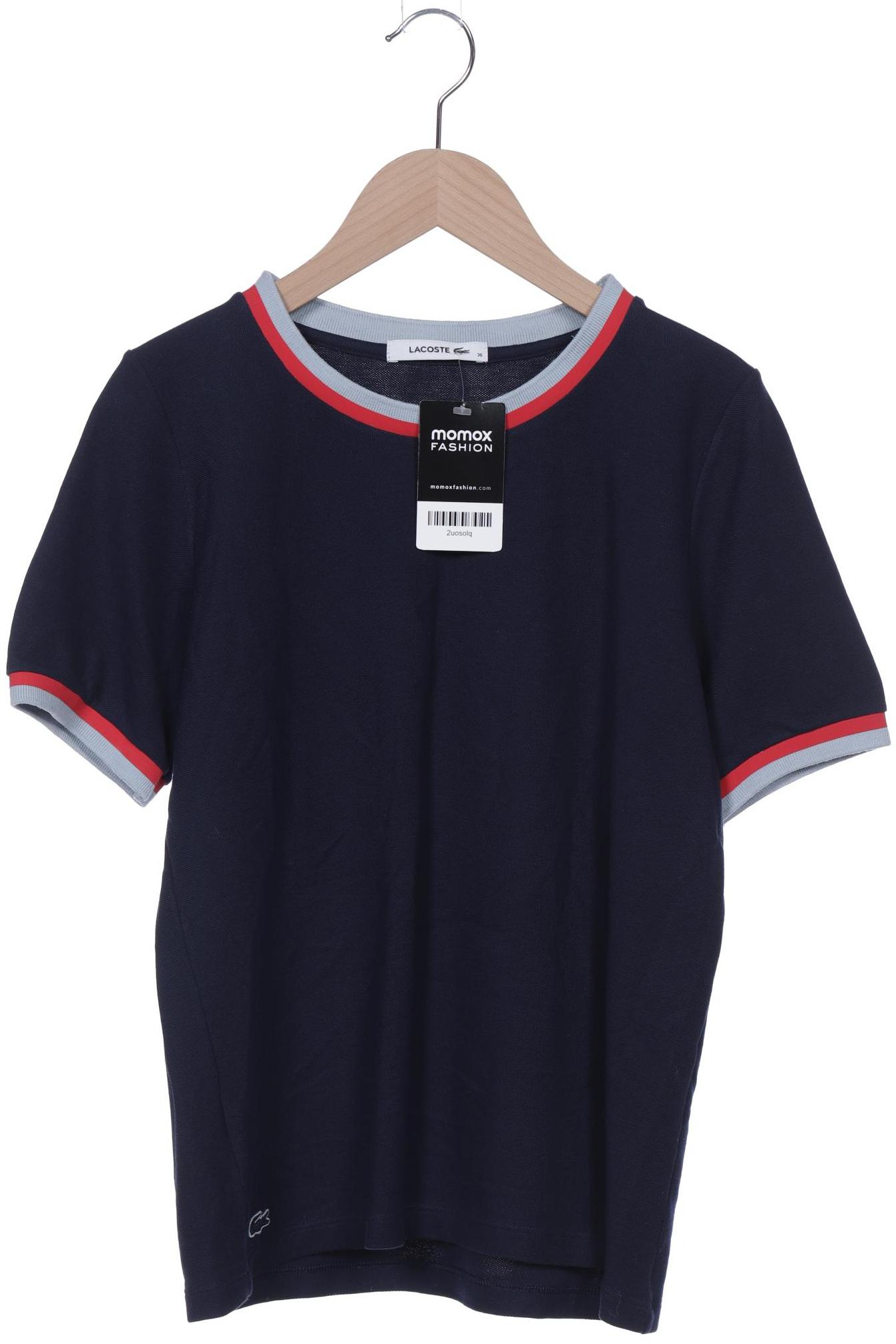 

Lacoste Damen T-Shirt, marineblau, Gr. 36